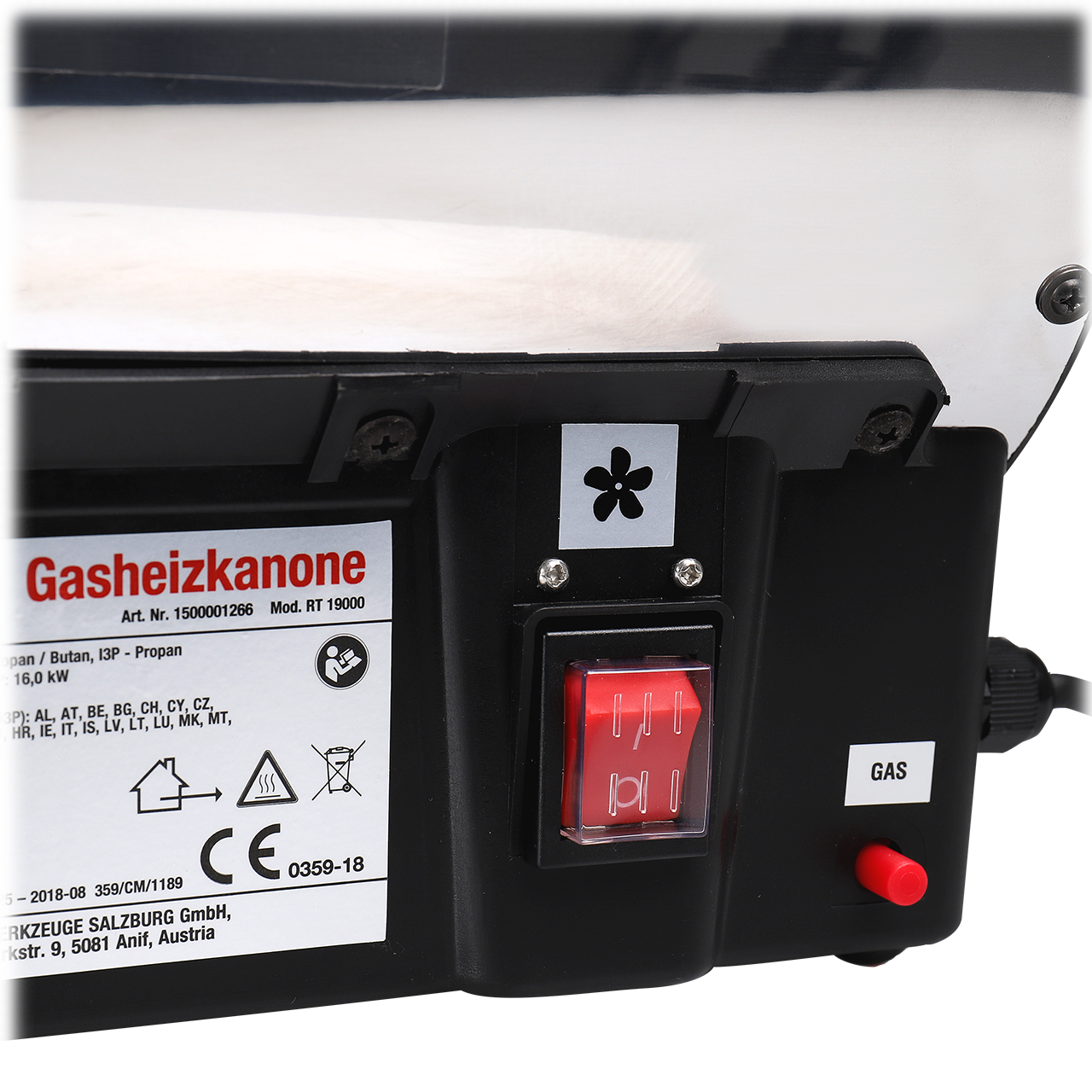 Gasheizkanone L