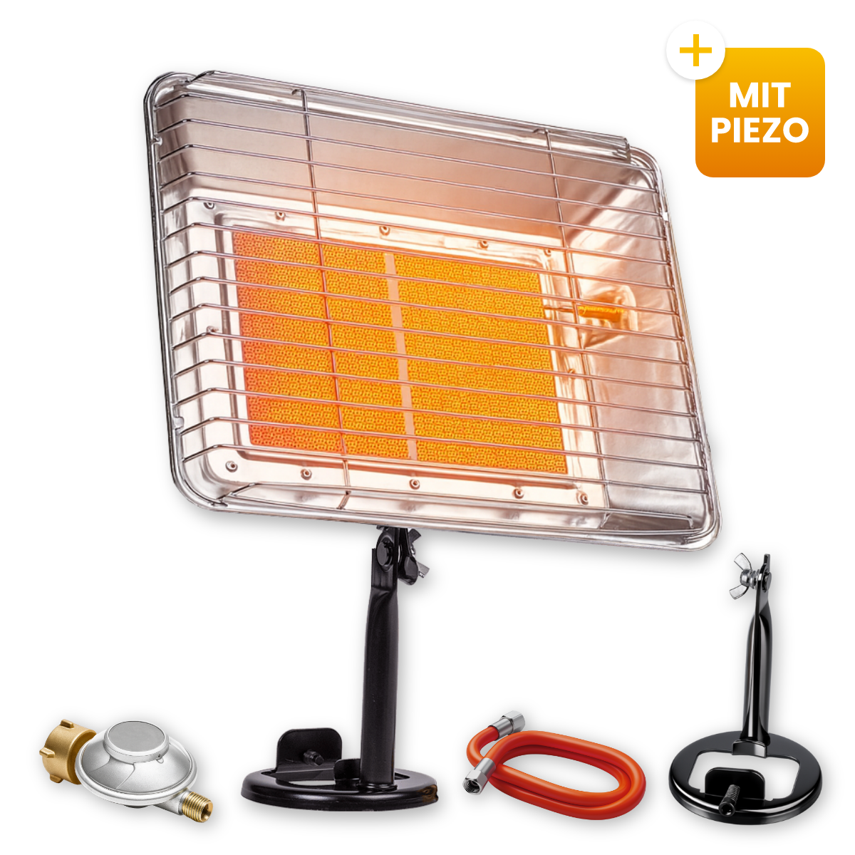 Gasheizstrahler Eco mit Piezo