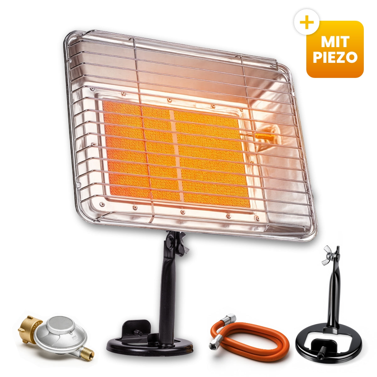 Eco gas heater with Piezo