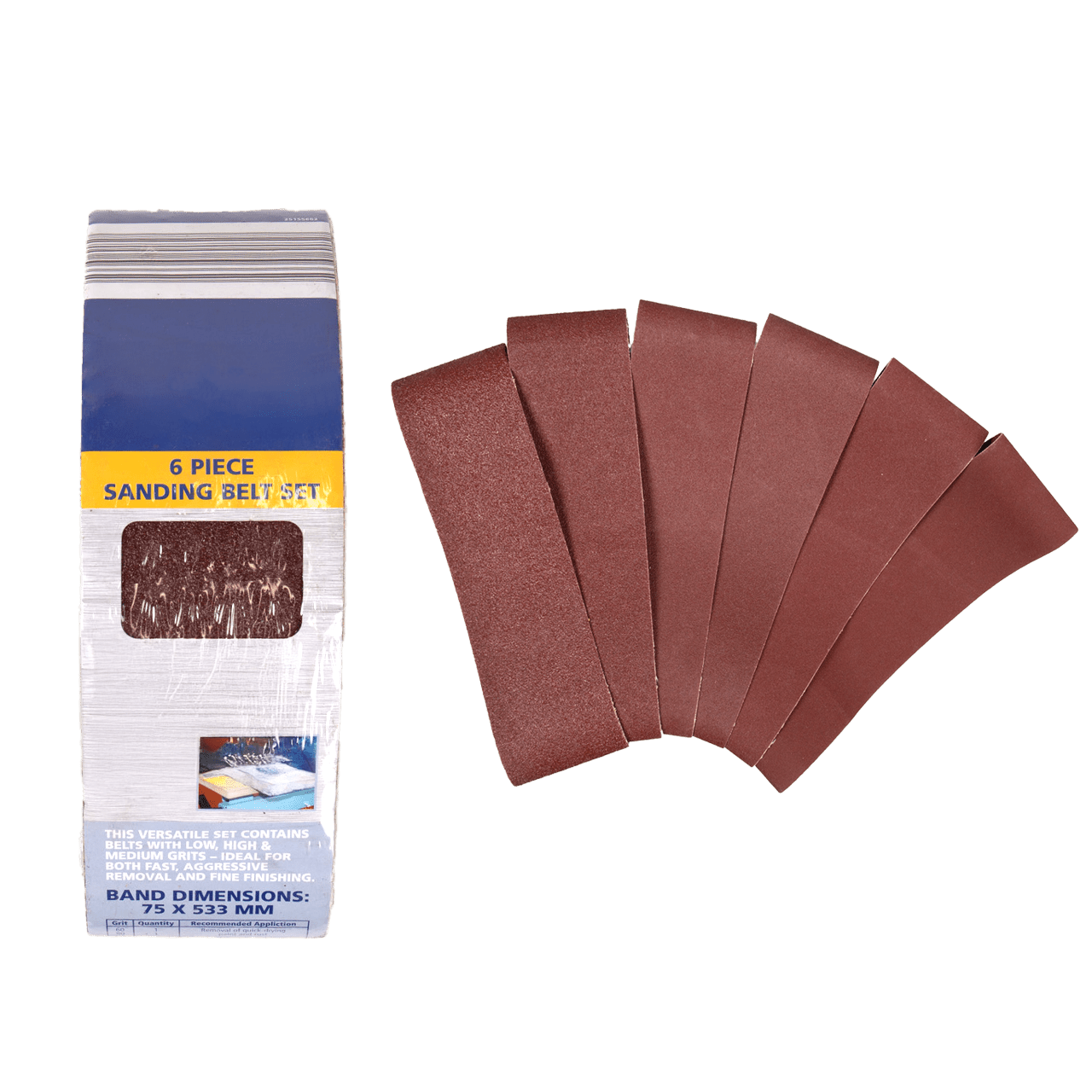 Multibrand Repacked Schleifbandset 6 - tlg.