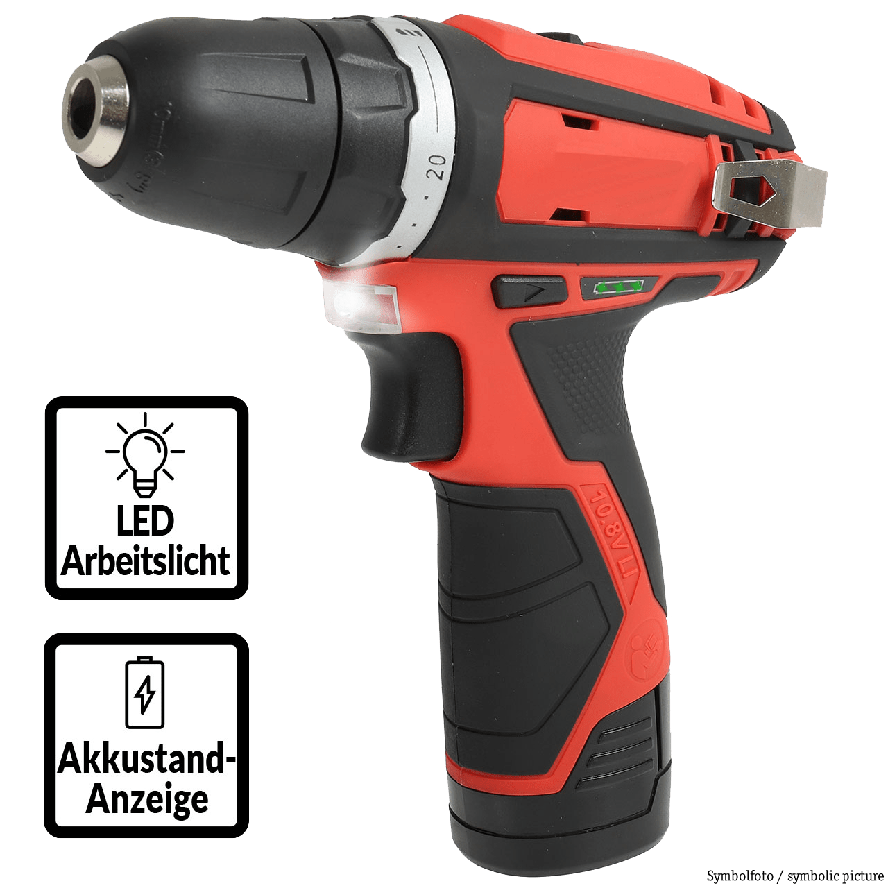 WALTER Akku-Werkzeugset 10,8 Volt Li-Ionen