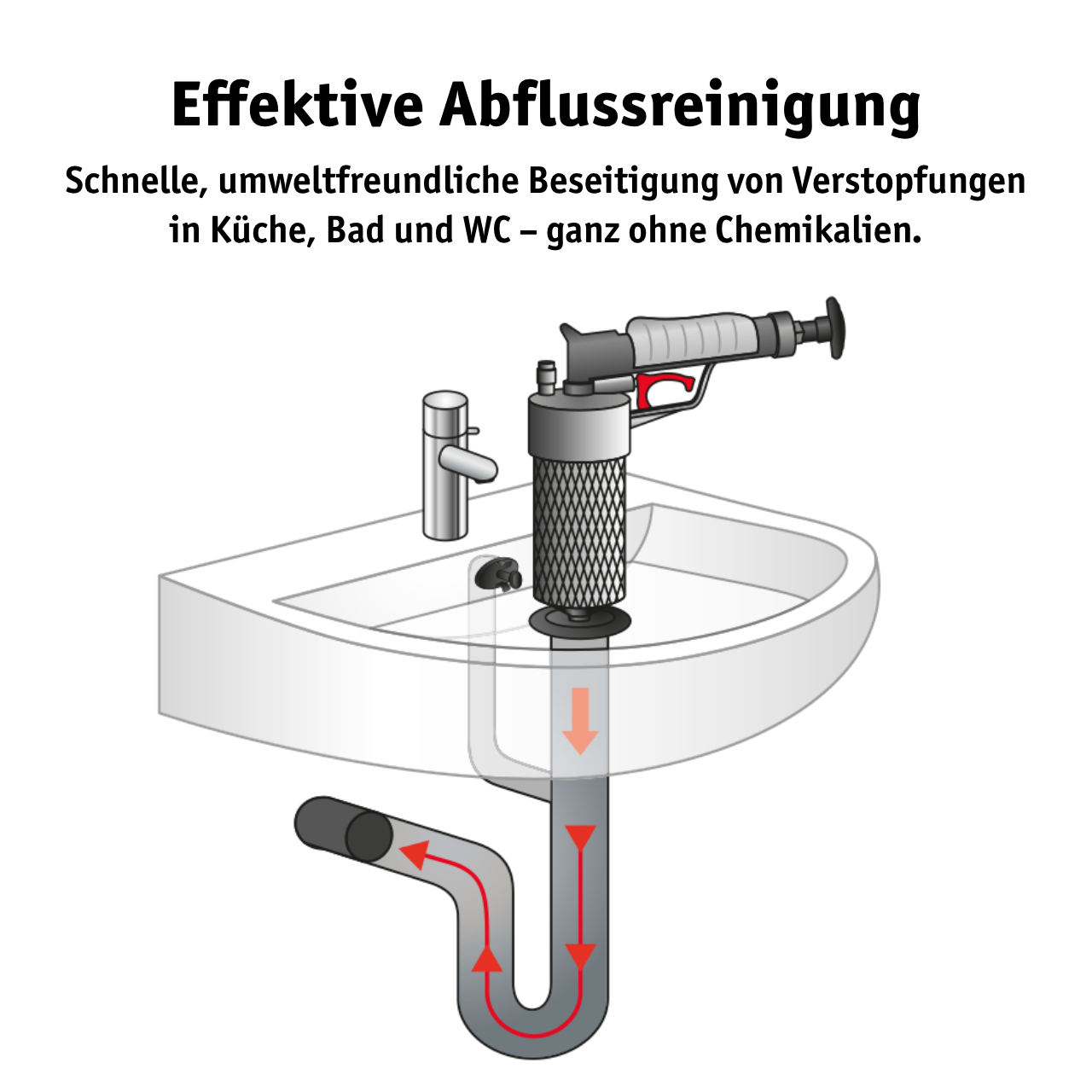 Compressed air pipe cleaner