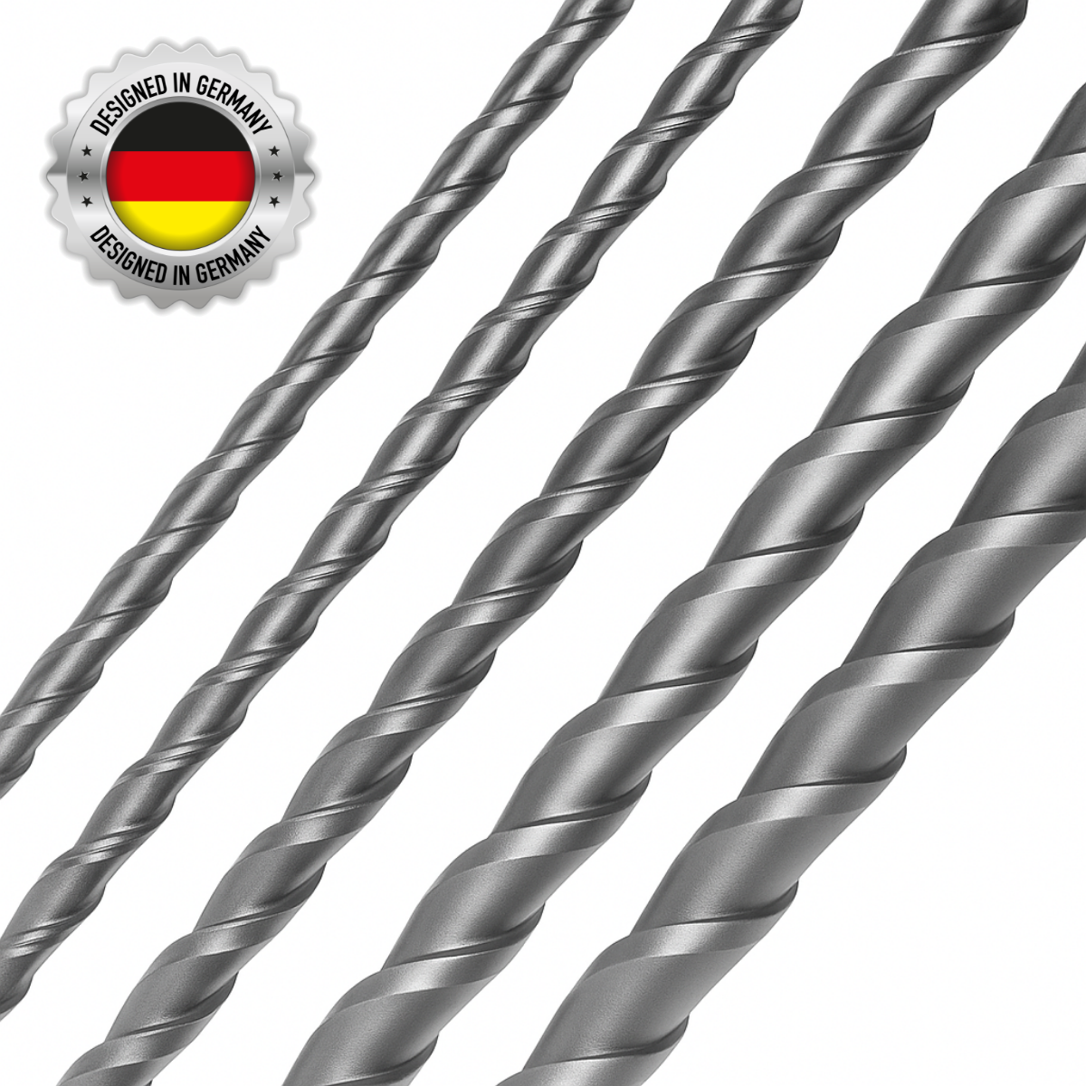 Drill bit set 5 pieces 600mm