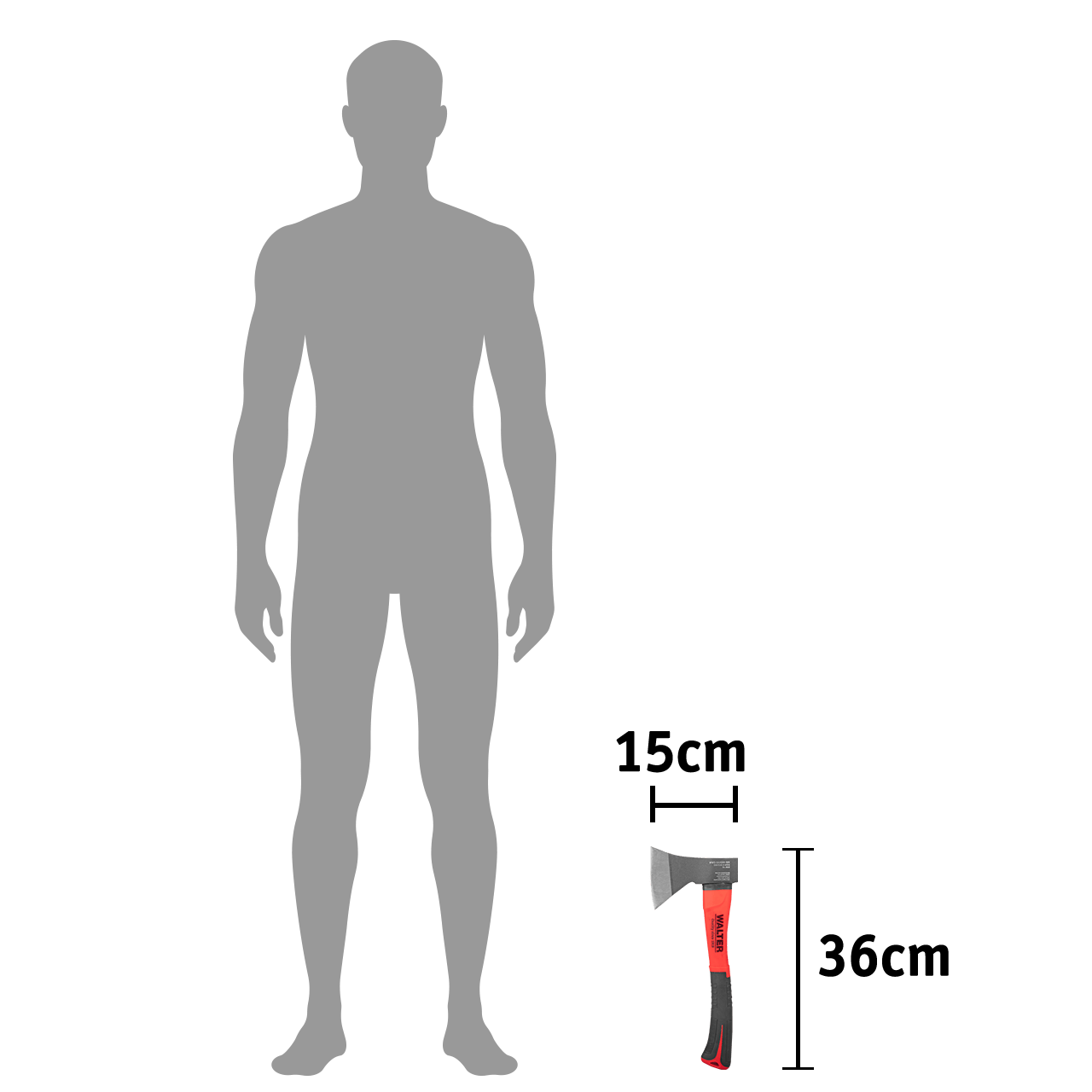 WALTER Beil 600 g 36 cm