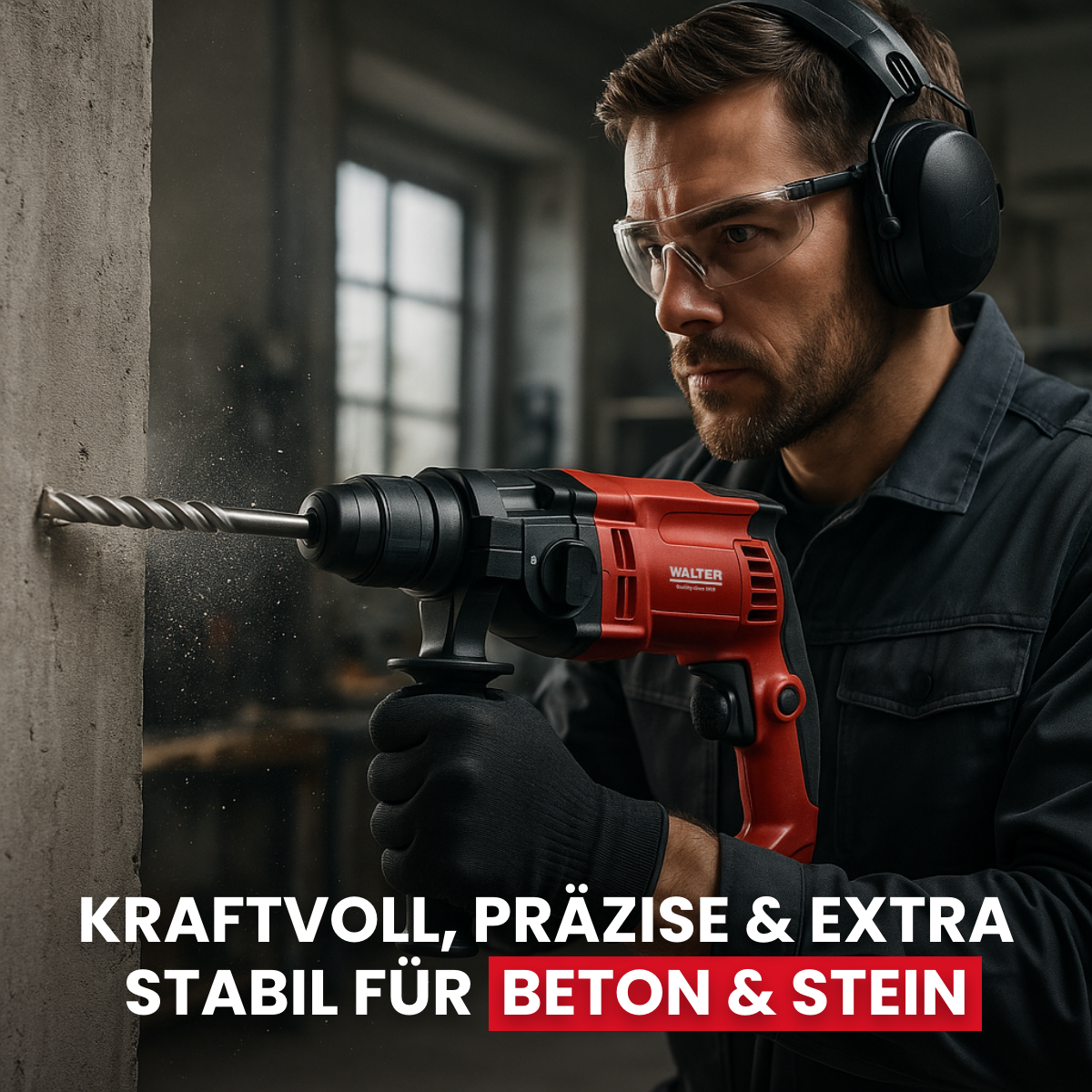 SDS+ drill bit set 3-piece 1000 mm