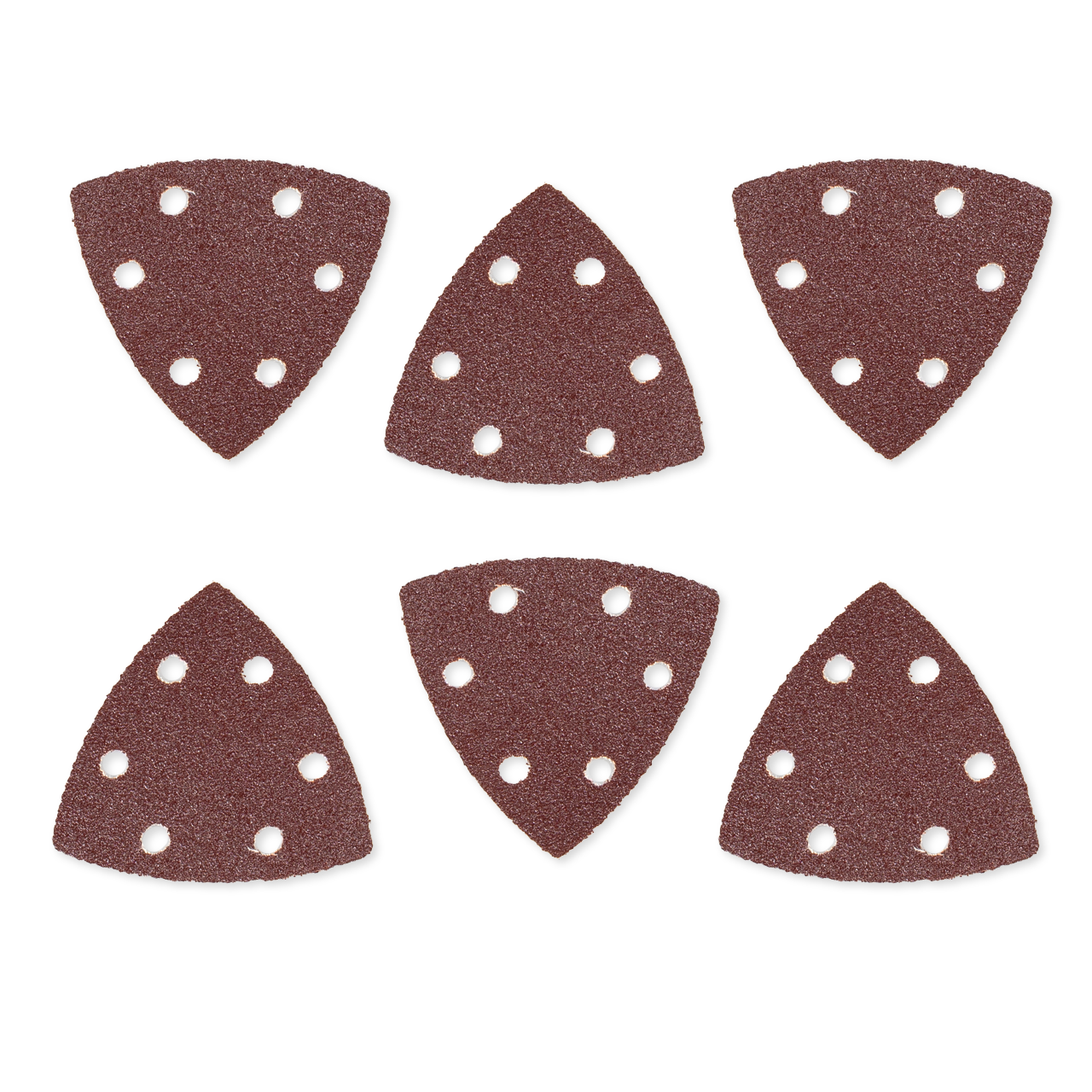 Sandpaper set for triangular sander 6 pieces