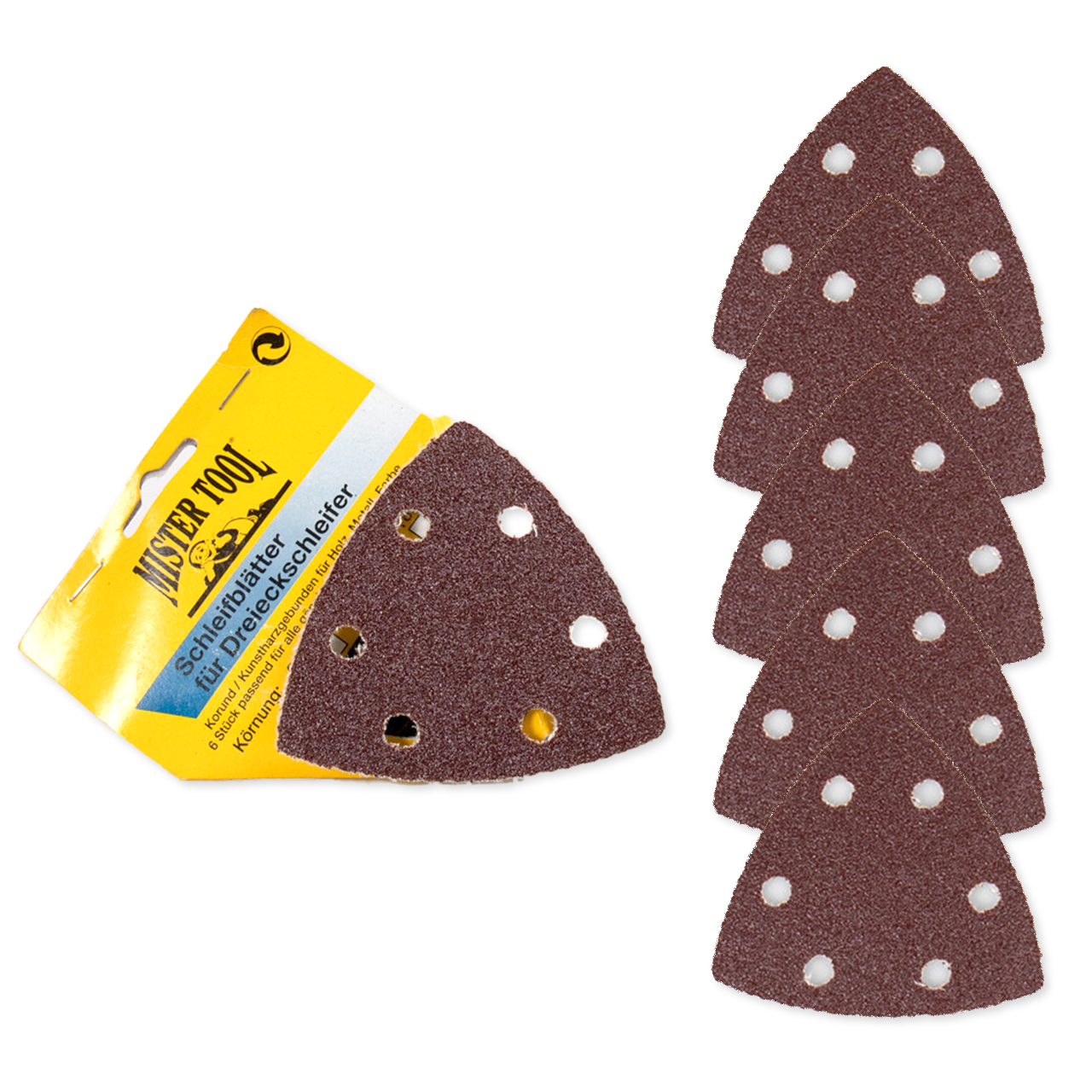Schleifpapier-Set für Dreieckschleifer