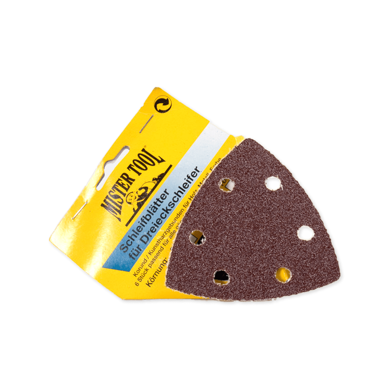 MISTER TOOL Schleifpapier - Set für Dreieckschleifer