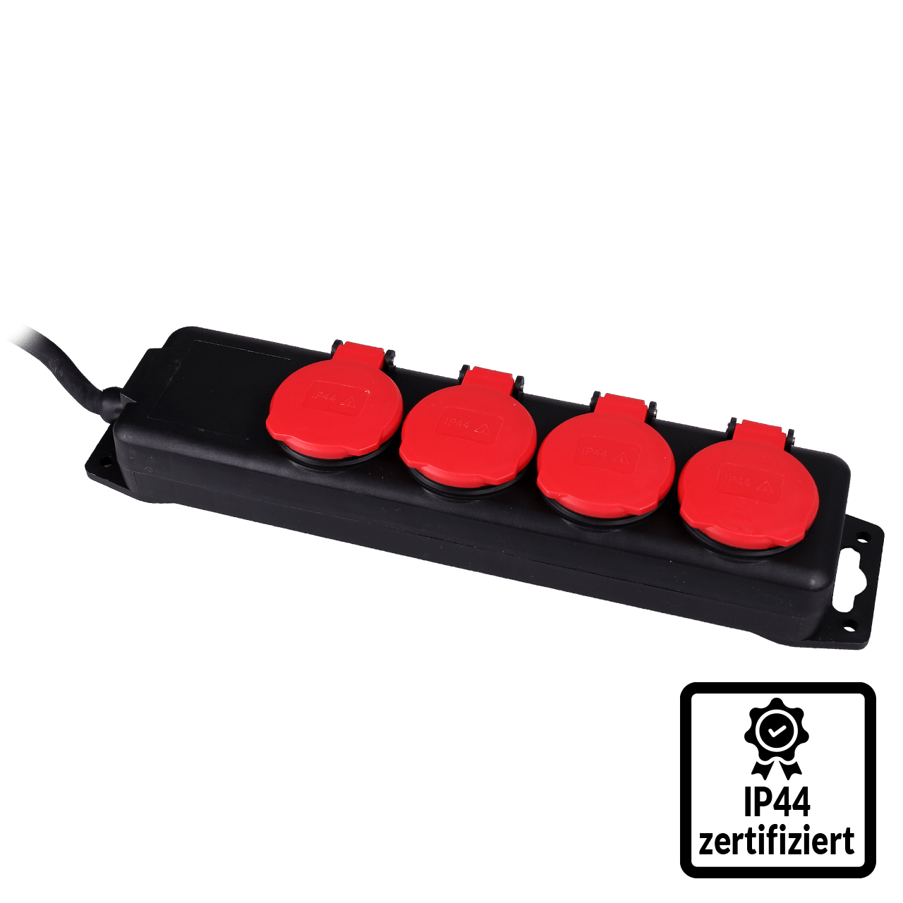 WALTER 4-fach Outdoor Steckdosenleiste 10 m
