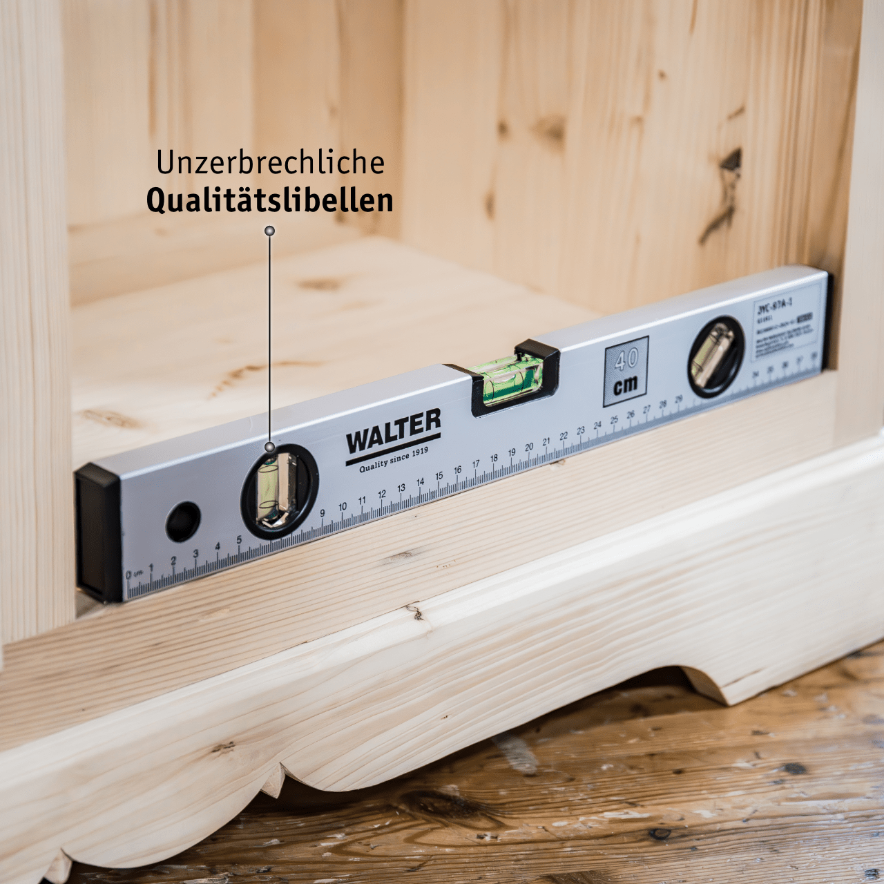 WALTER Wasserwaagen-Set 3-tlg.