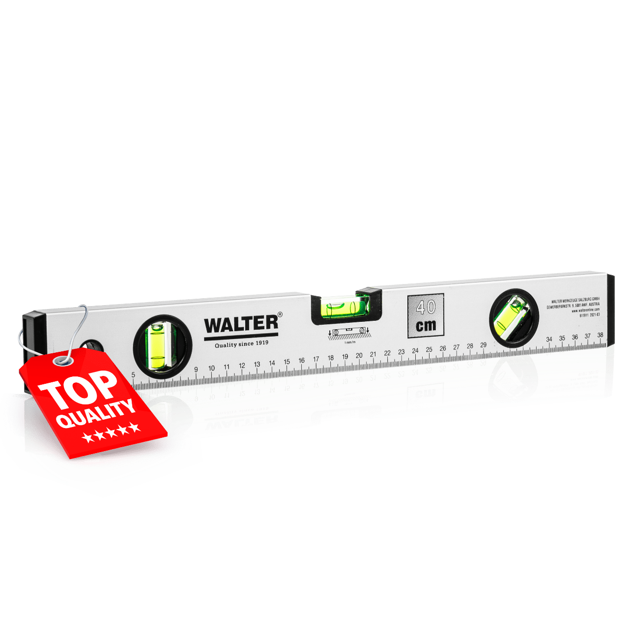 WALTER Wasserwaagen-Set 3-tlg.