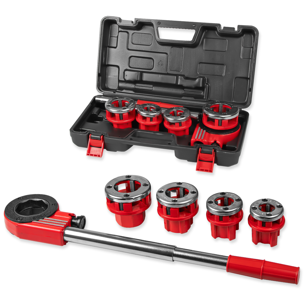 Gewindeschneidkluppensatz 6-tlg.