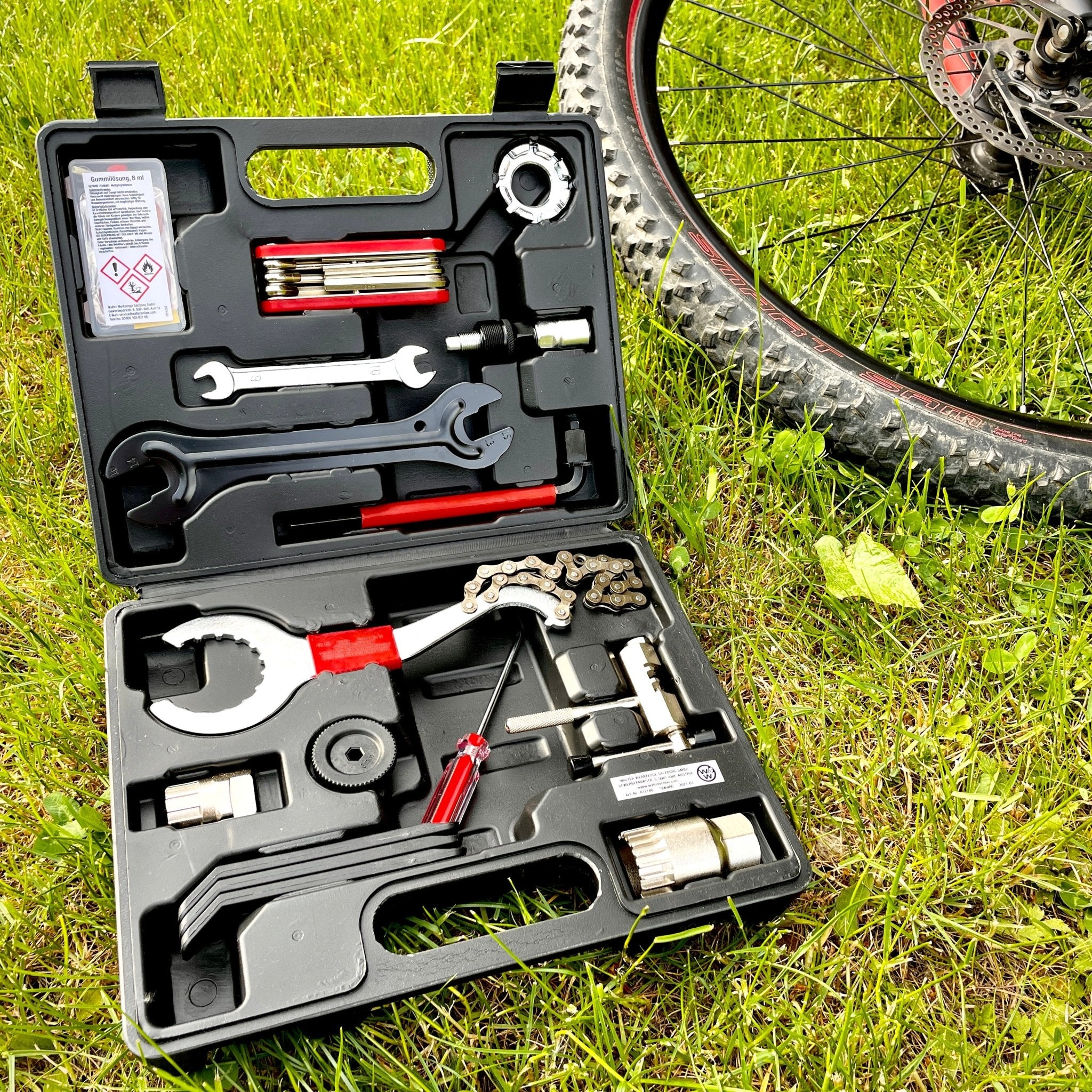 WALTER Fahrrad-Werkzeugkoffer 18-tlg.