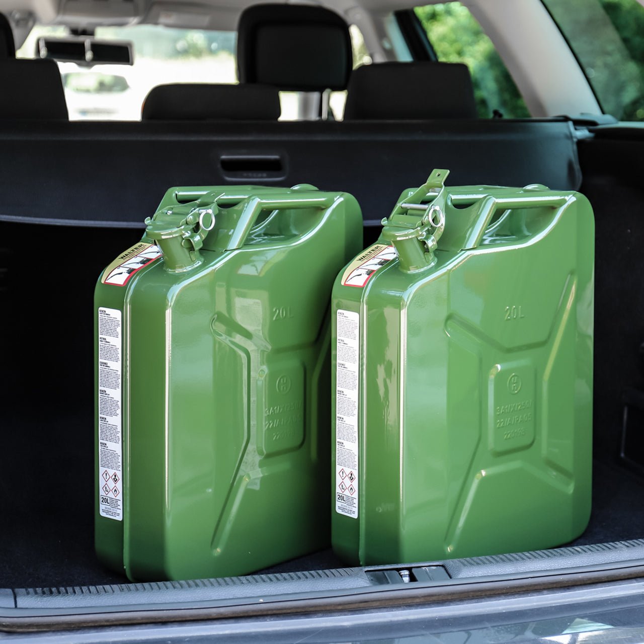 WALTER 20L Benzinkanister-Trichter-Set 2-tlg.