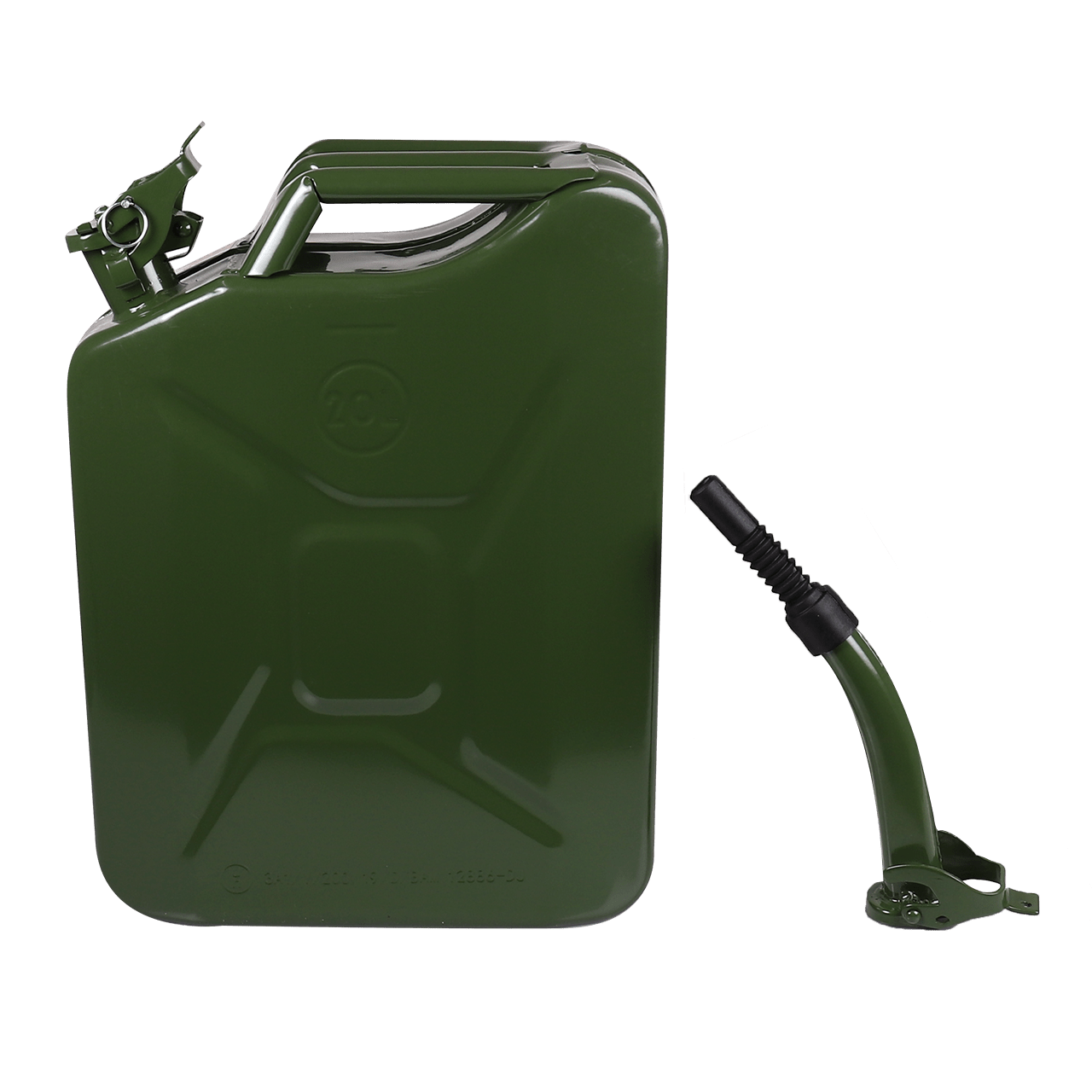 WALTER 20L Benzinkanister-Trichter-Set 4 tlg.