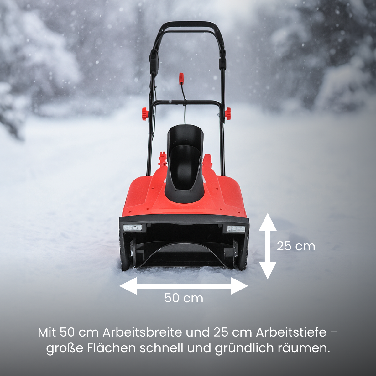 Elektro-Schneefräse 2300 W