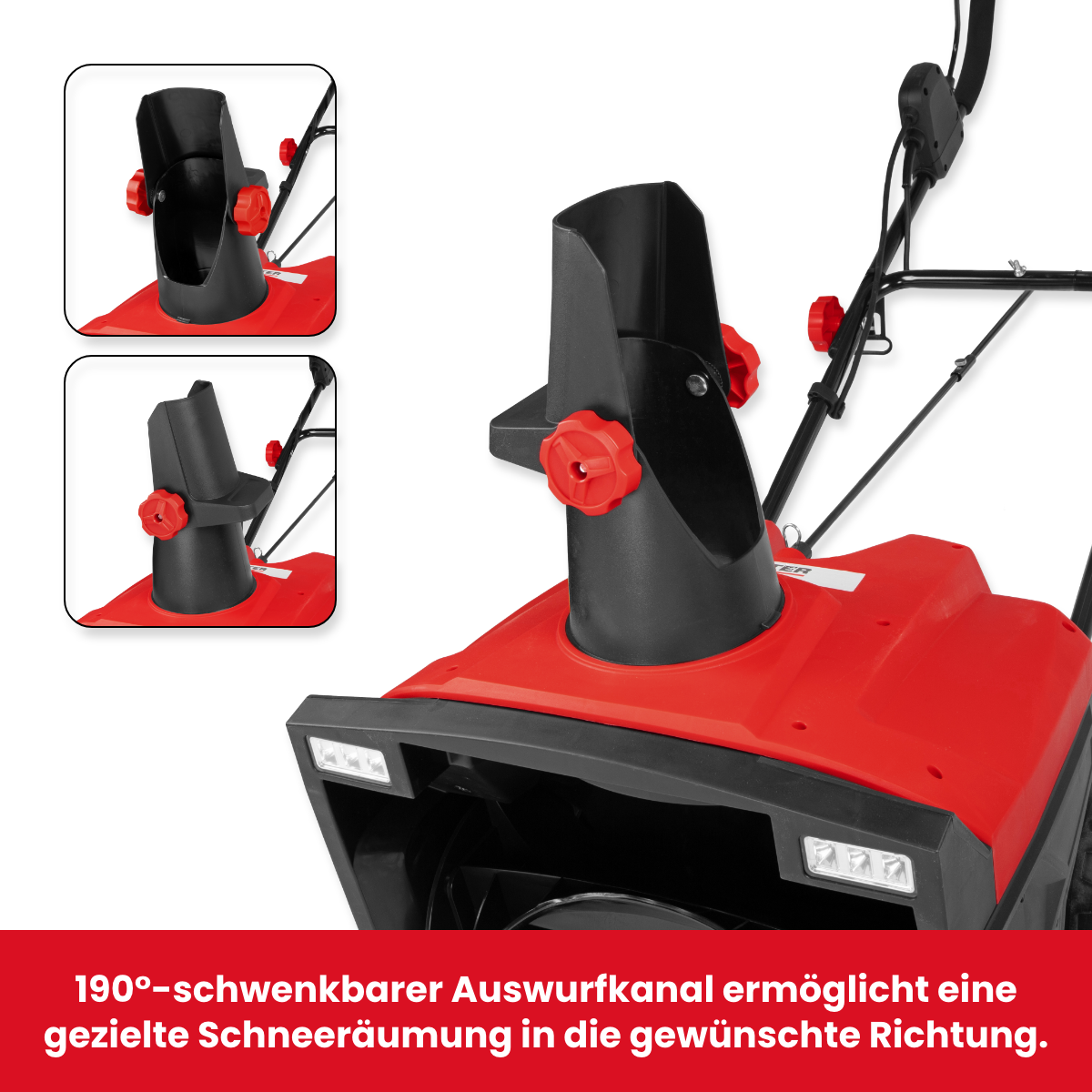 Elektro-Schneefräse 2300 W