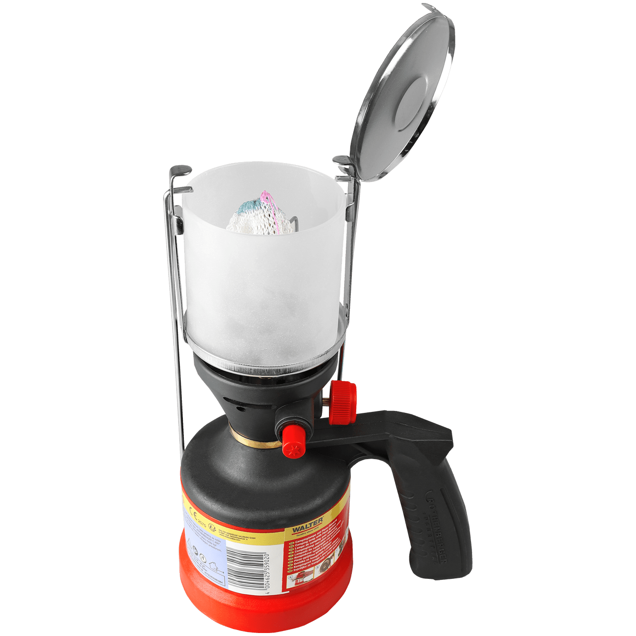 WALTER Camping-Lampe Piezo