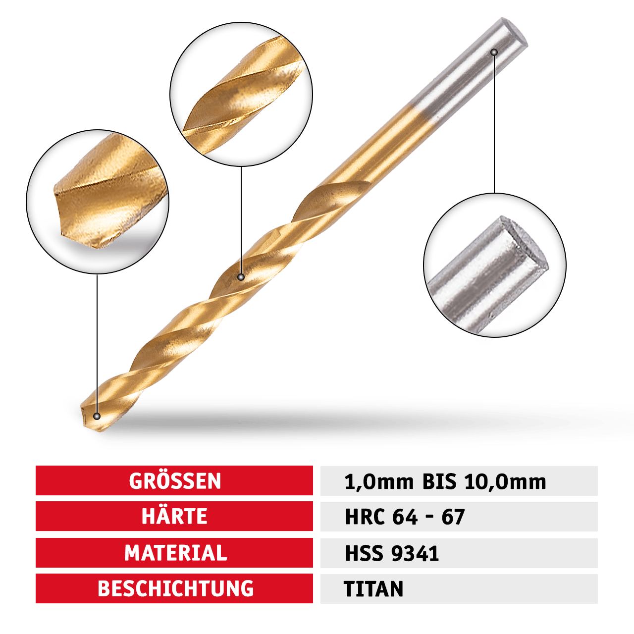 WALTER HSS Spiralbohrer-Sortiment 99-tlg.