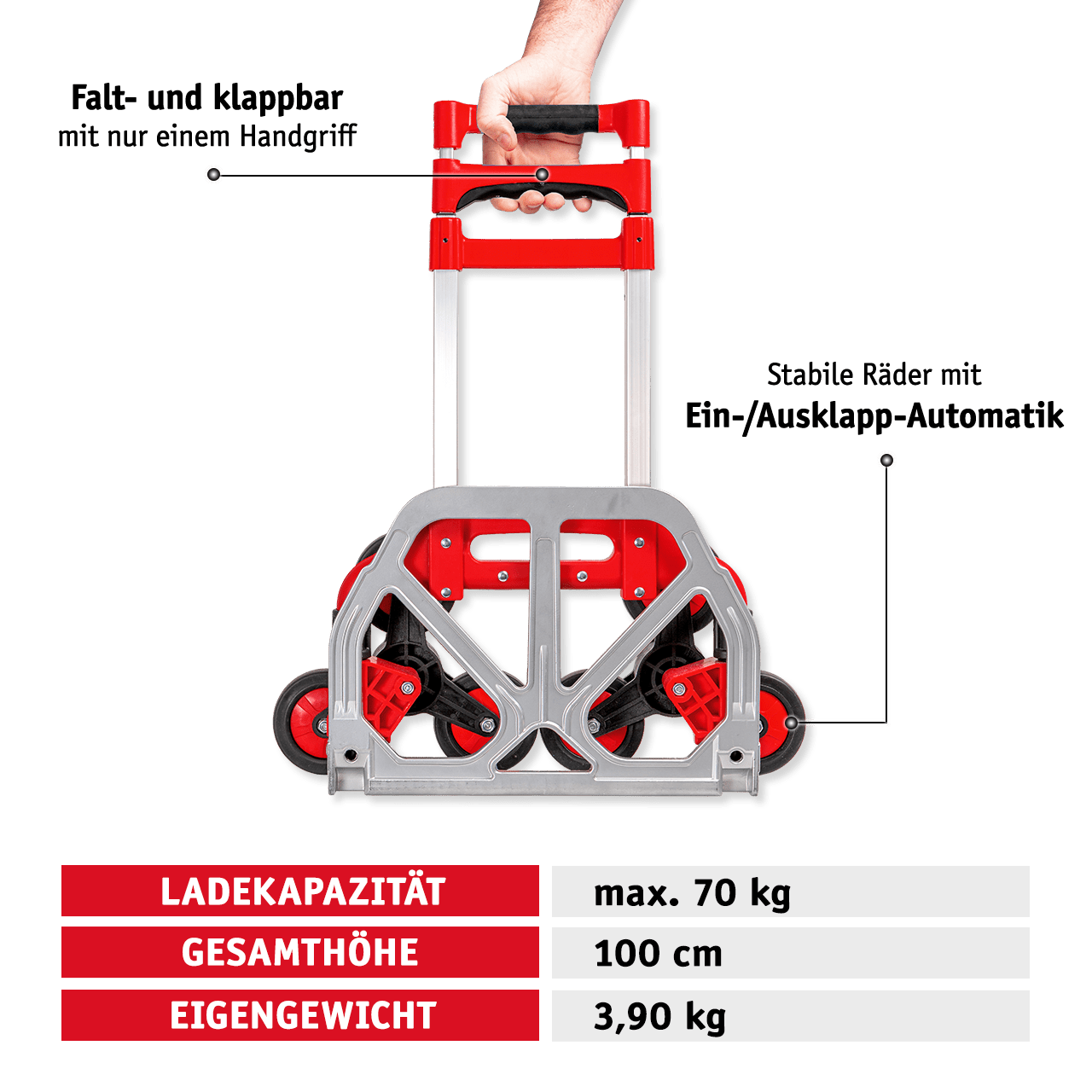 WALTER Stufen-Treppentransportkarre