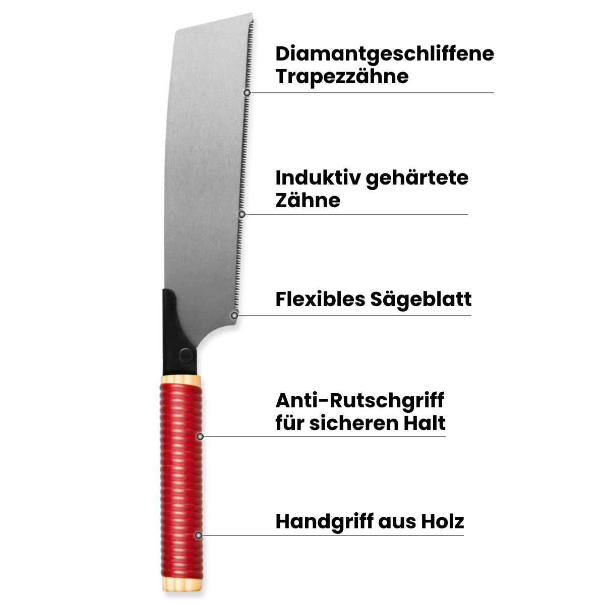 Japansäge mit kurzem Handgriff