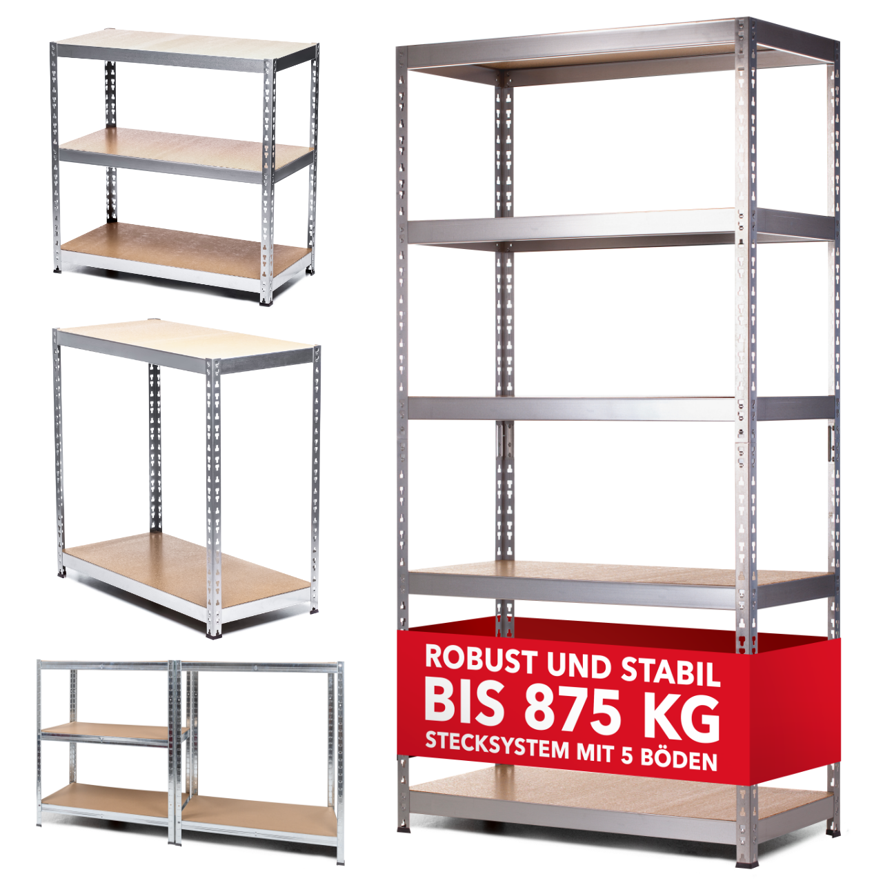 Schwerlastregal 875 kg