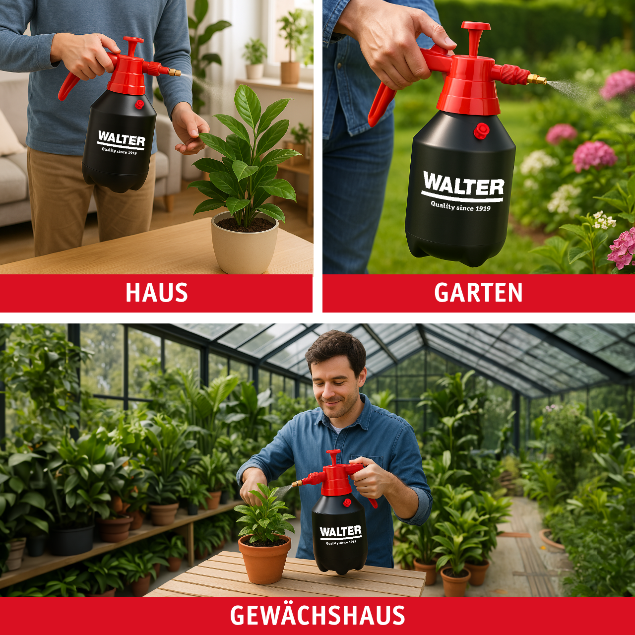 Drucksprühgeräte-Set 1,5 & 5 l
