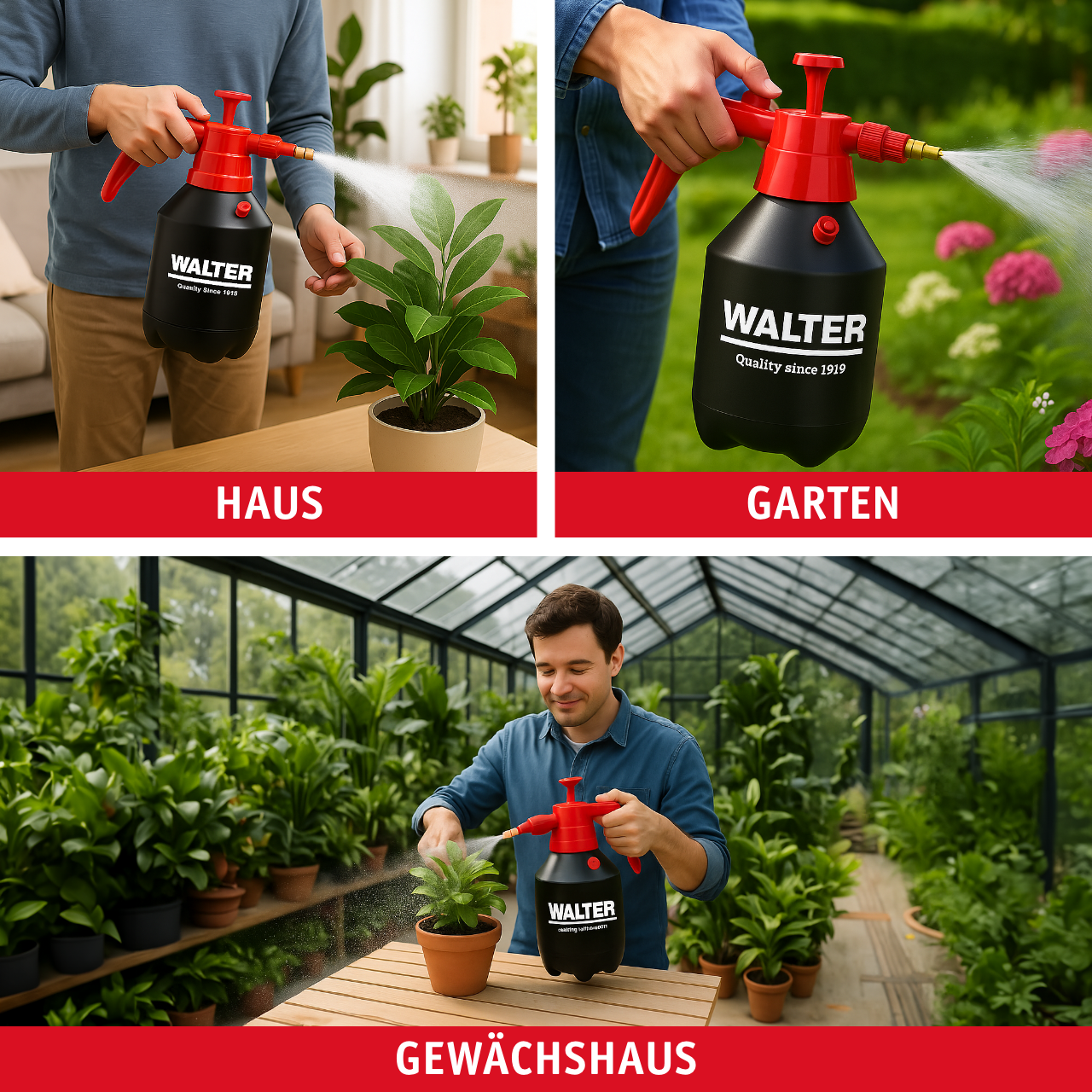 Drucksprühgeräte-Set 1,5 & 5 l