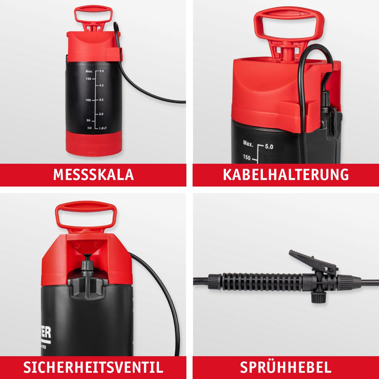 Drucksprühgeräte-Set 1,5 & 5 l