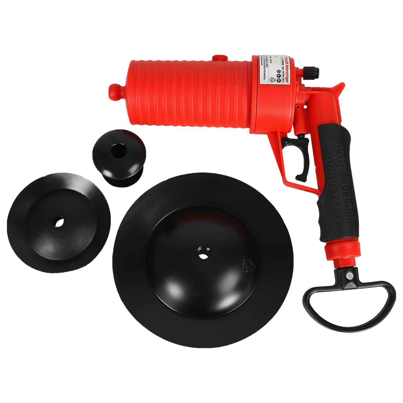 Compressed air pipe cleaner & drain cleaner