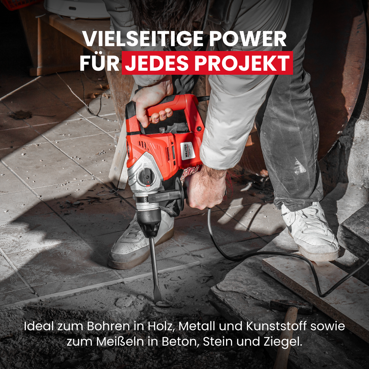 1500 W drill and chisel hammer