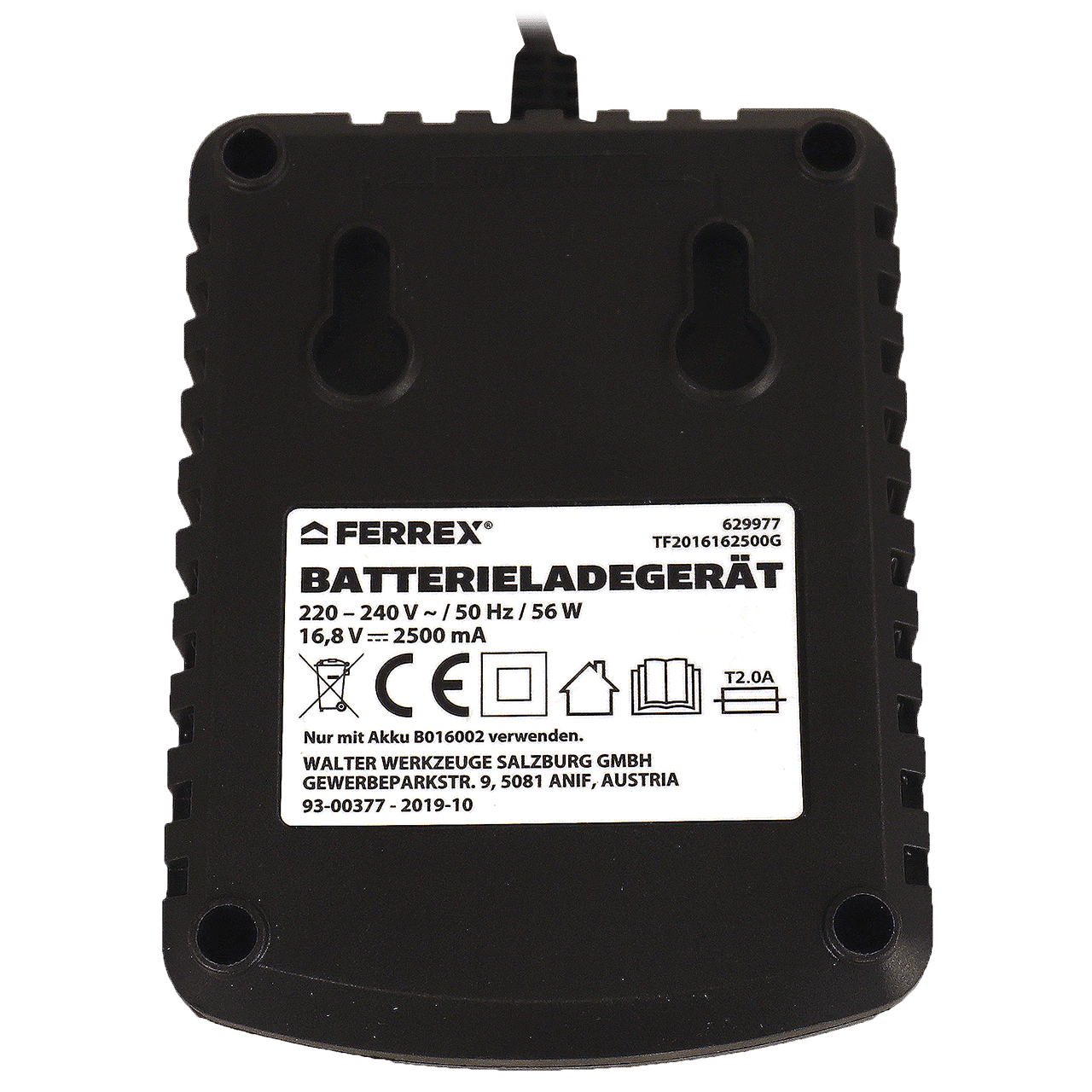 WALTER Batterieladegerät 16,8 V