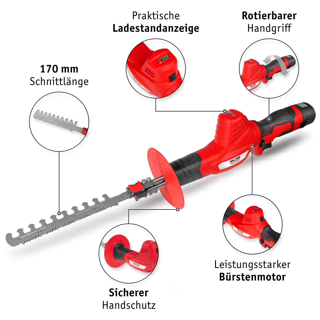 2-in-1 Heckenscheren / Säge