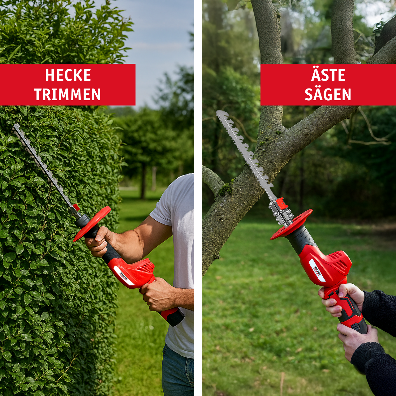 2-in-1 Heckenscheren / Säge