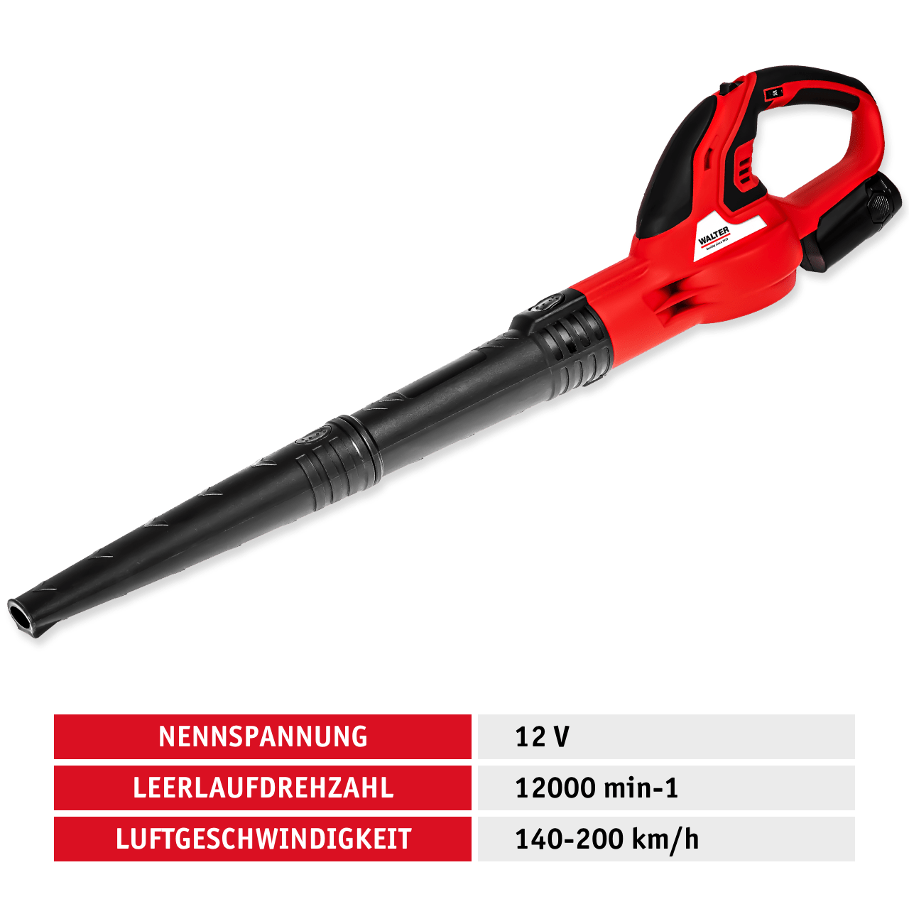 WALTER Walter Li - Ion Akku - Laubbläser 12 V