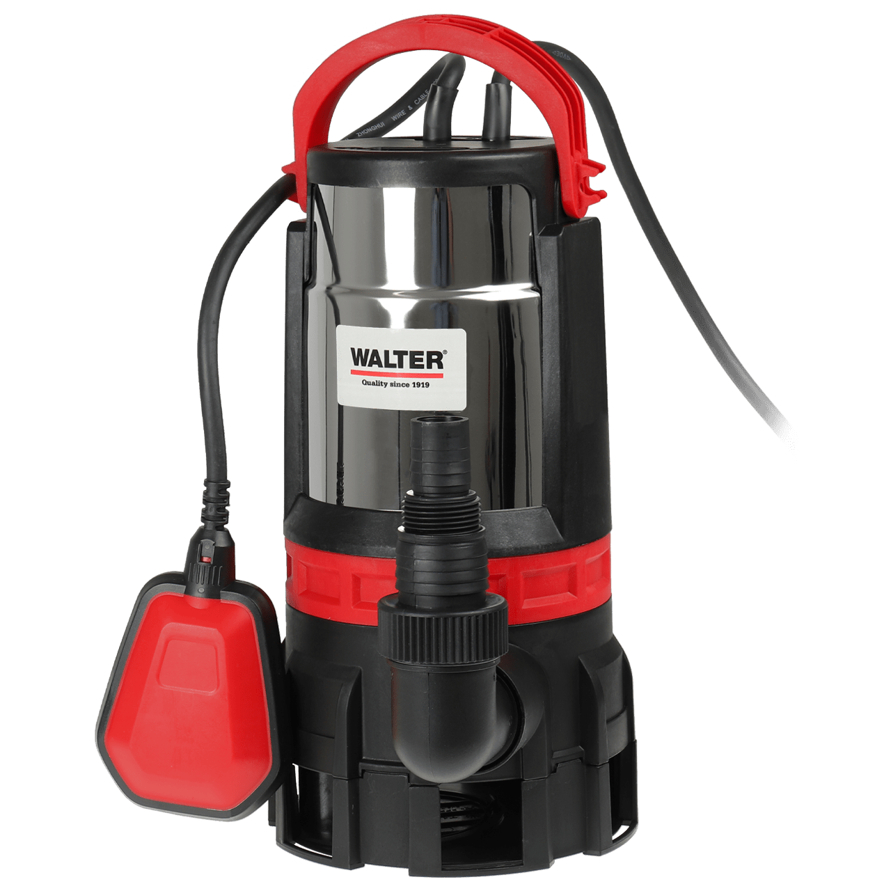 WALTER 2-in-1 Schmutz- und Klarwasserpumpe