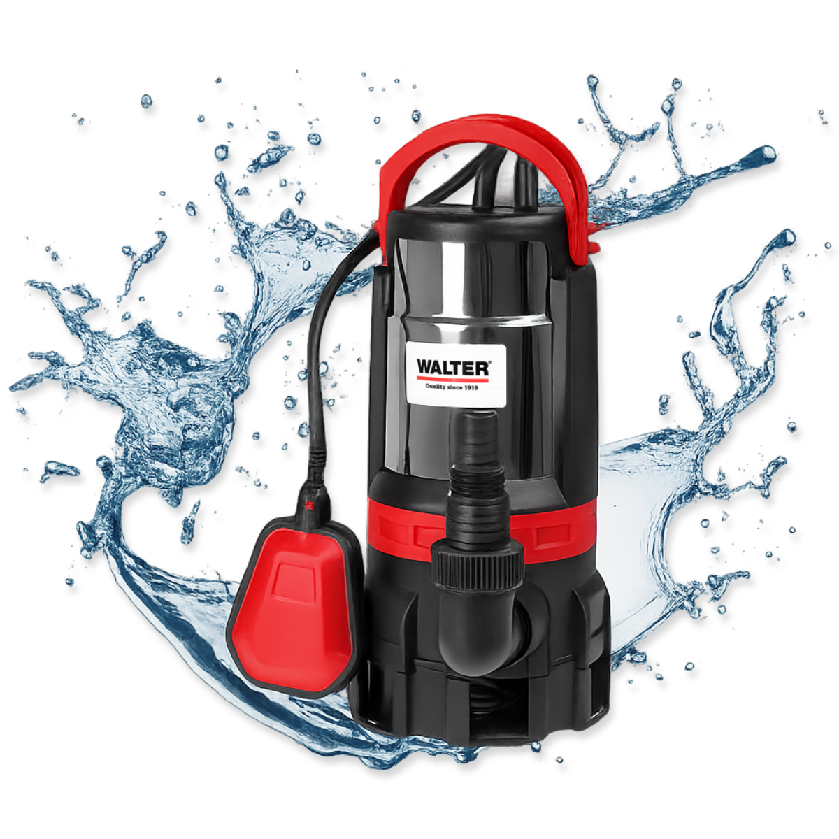 Schmutz- und Klarwasserpumpe 750 W 2-in-1
