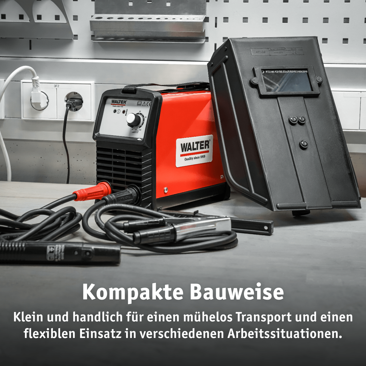 WALTER Tragbares Inverter - Schweißgerät 120 A