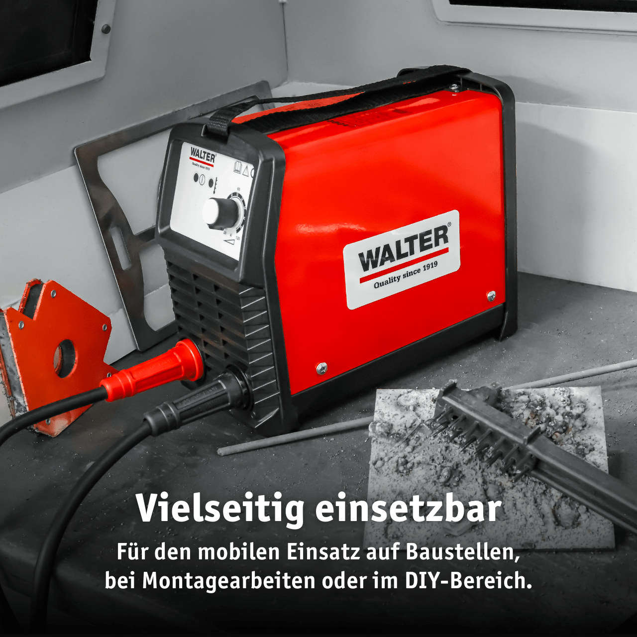 WALTER Tragbares Inverter - Schweißgerät 120 A