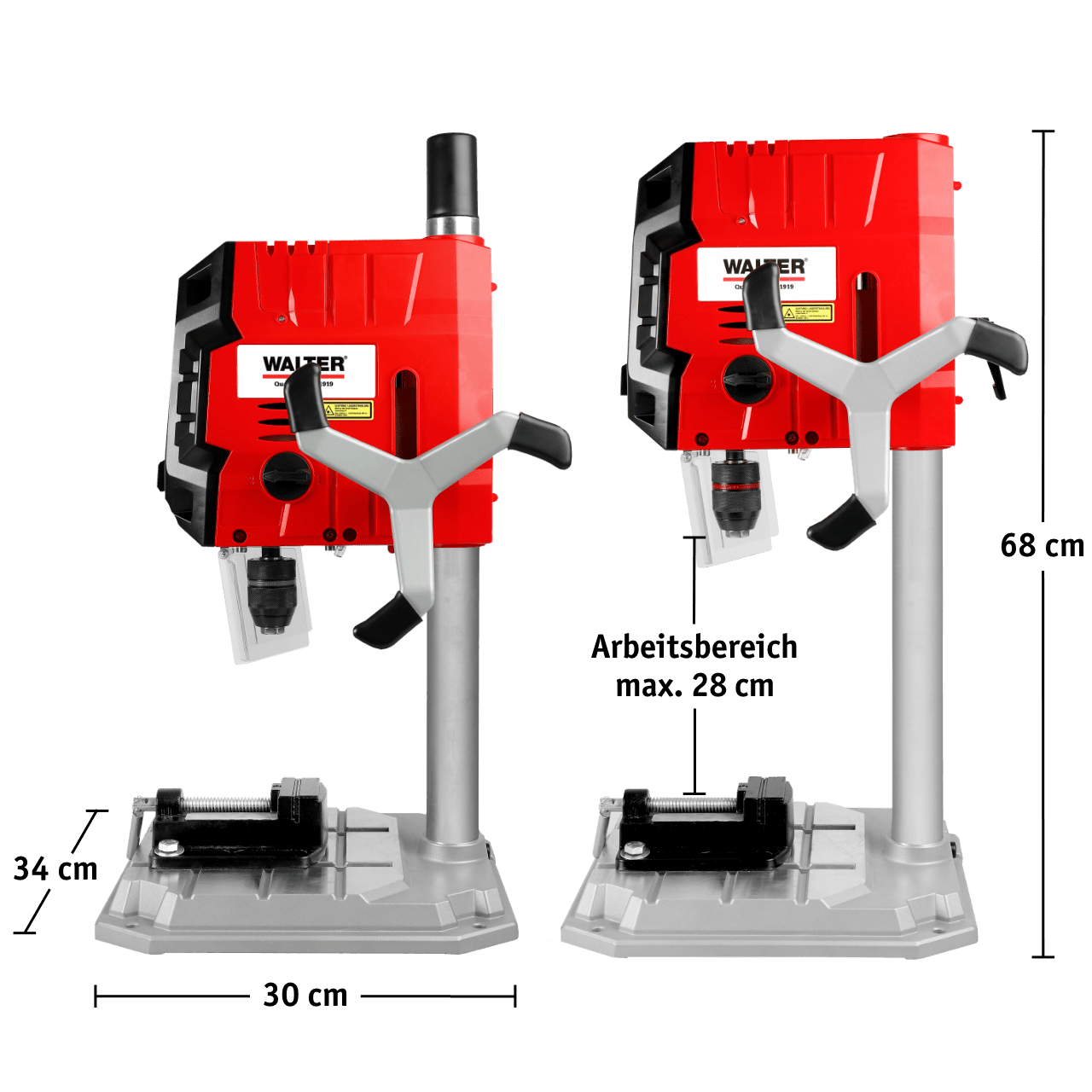 WALTER Tischbohrmaschine 900 W