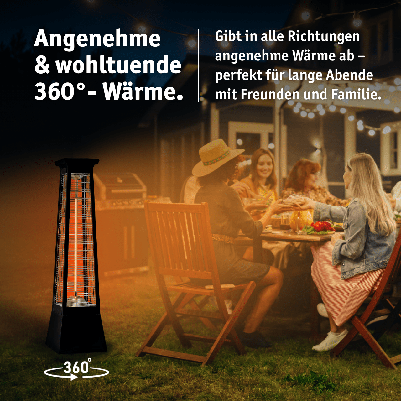 WALTER Infrarot-Standheizstrahler Terrasse