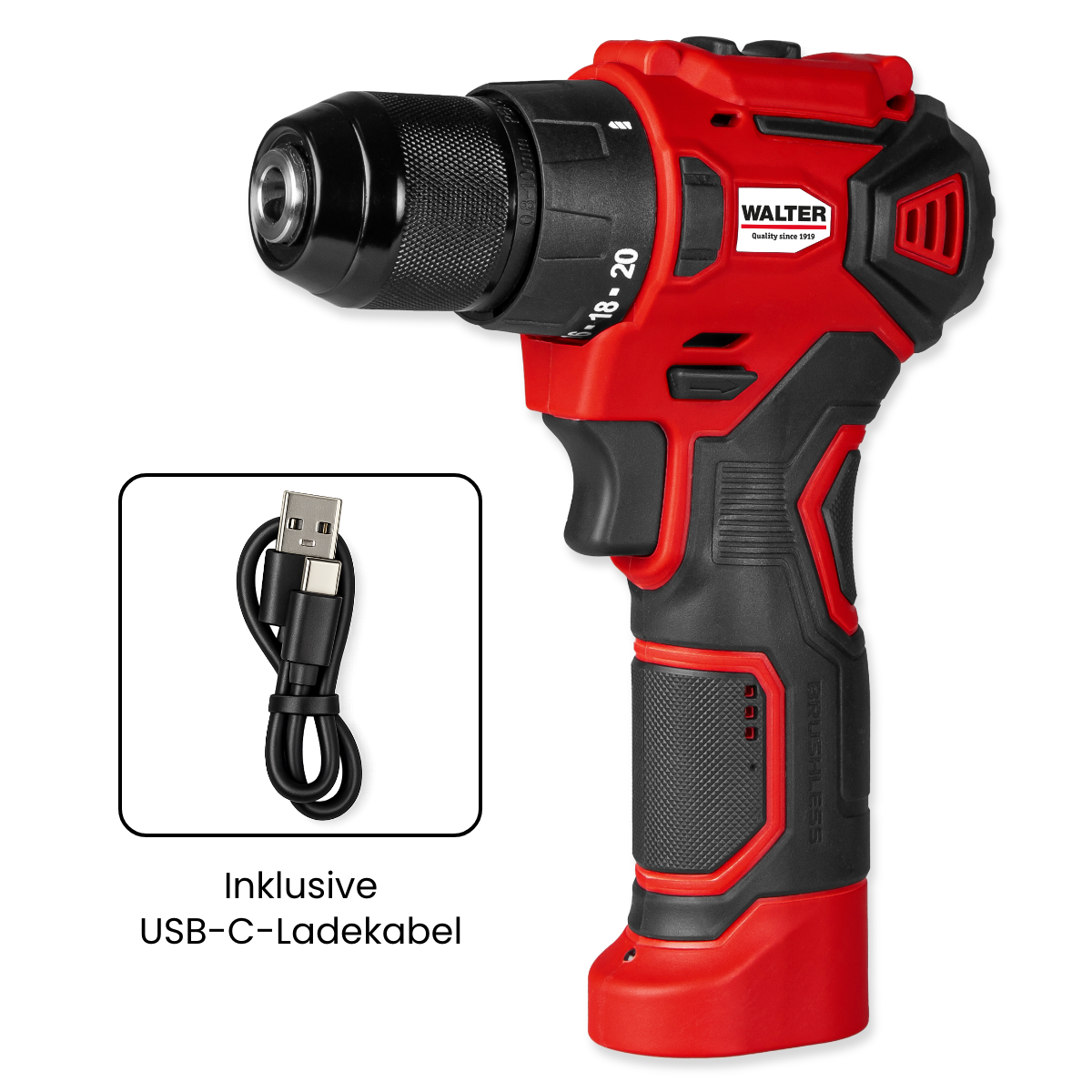 Akku-Schrauber 8 V Brushless