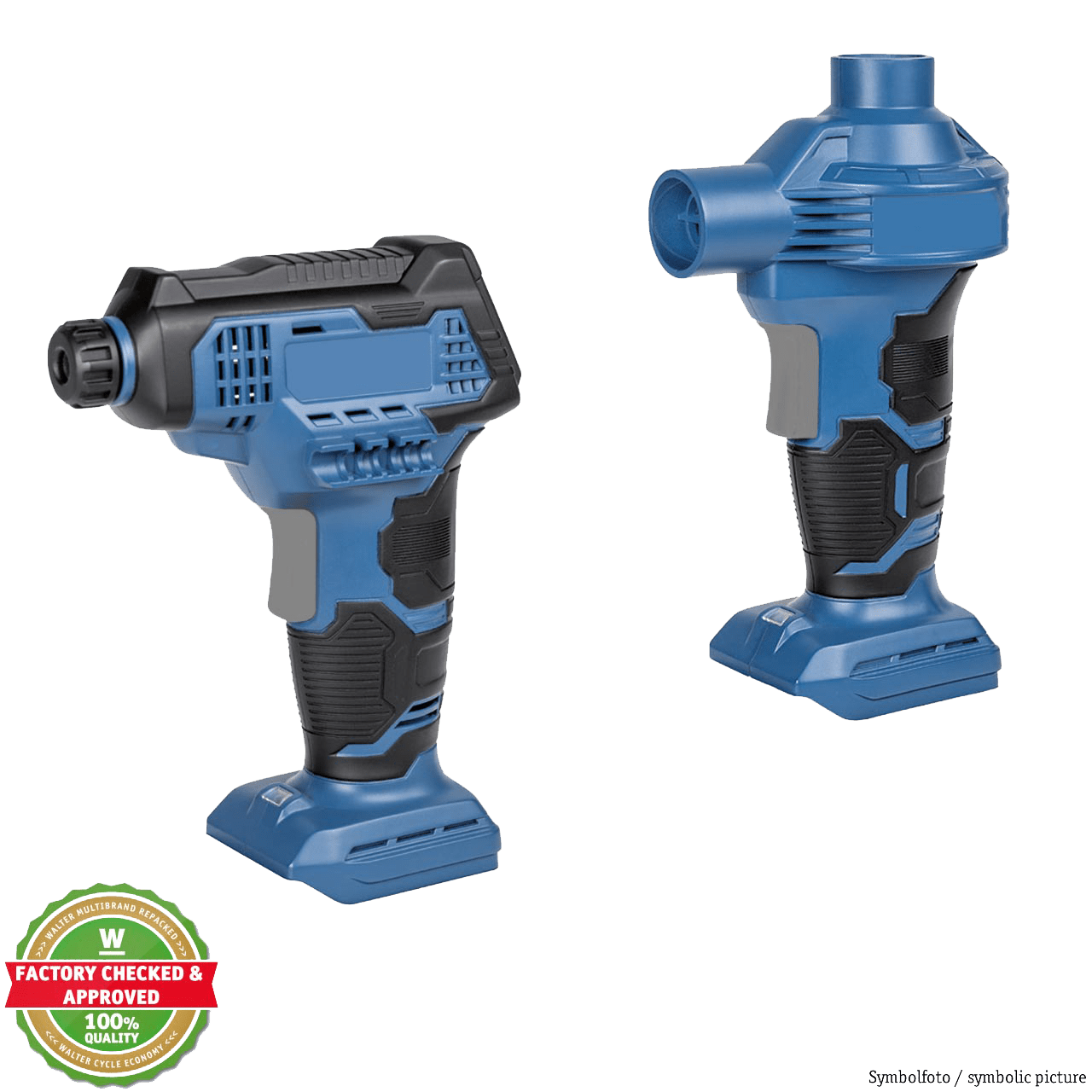 WALTER Multibrand Repacked Akku-Luft- und Volumenpumpen Set 20V inkl. Akku
