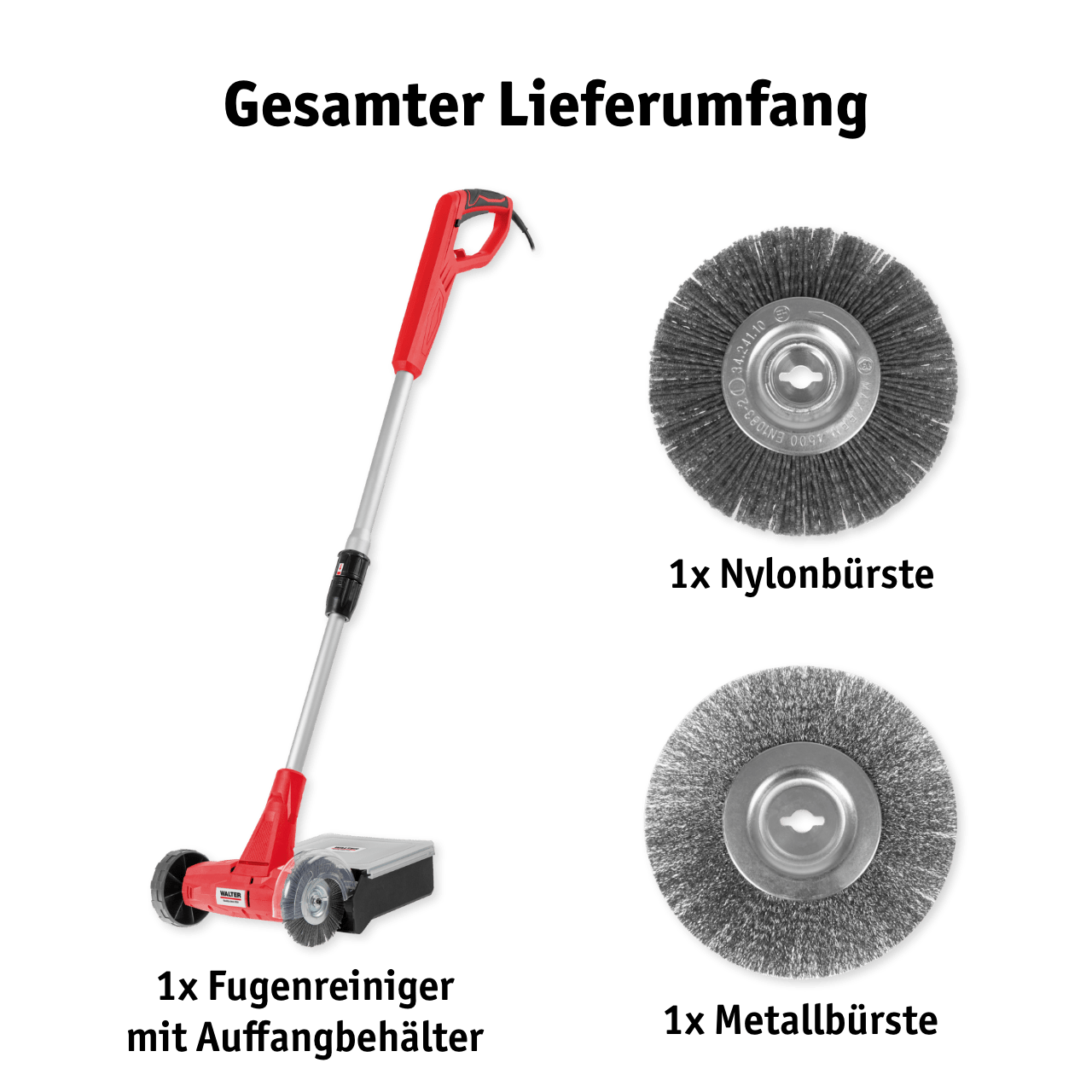 WALTER 2-in-1 Fugenreiniger