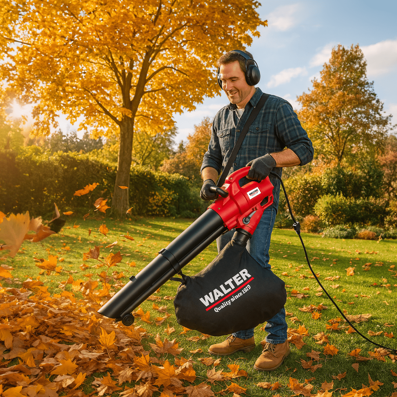 WALTER Elektro Laubsauger und -bläser 3000 W