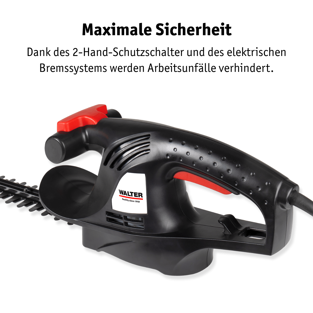 WALTER Elektro - Heckenschere 450 W