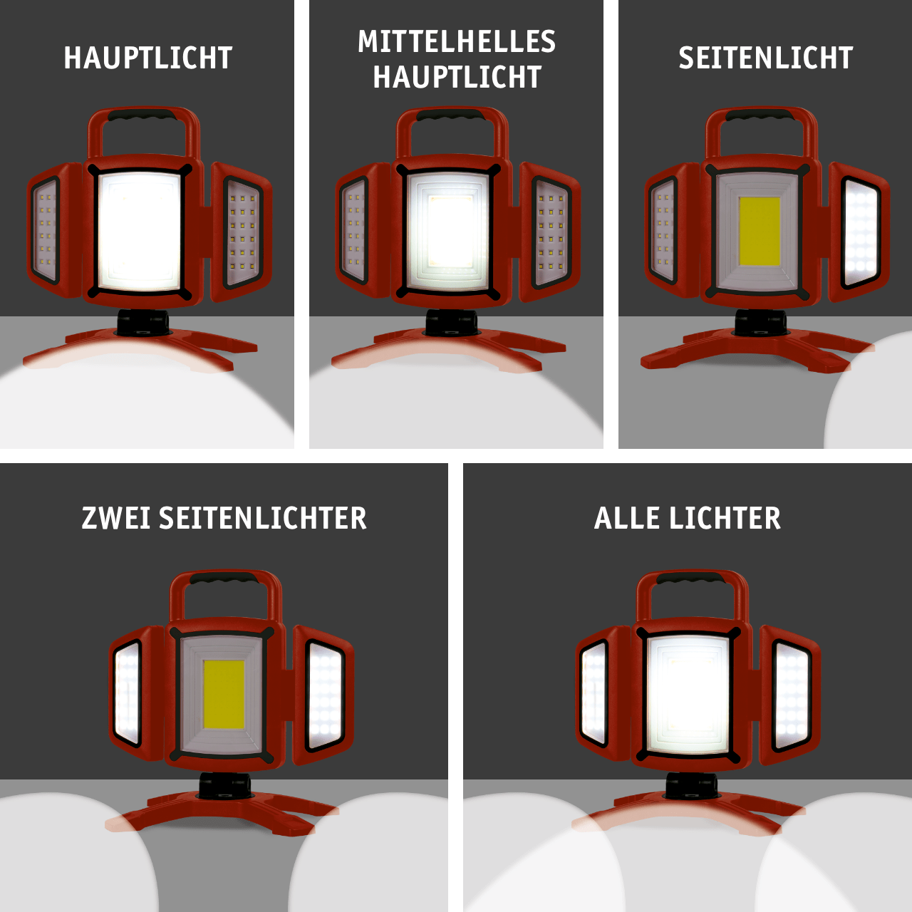 WALTER Multidirektionale Arbeitsleuchte 30 W