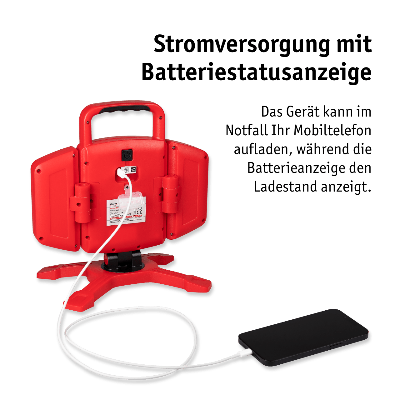 WALTER Multidirektionale Arbeitsleuchte 30 W