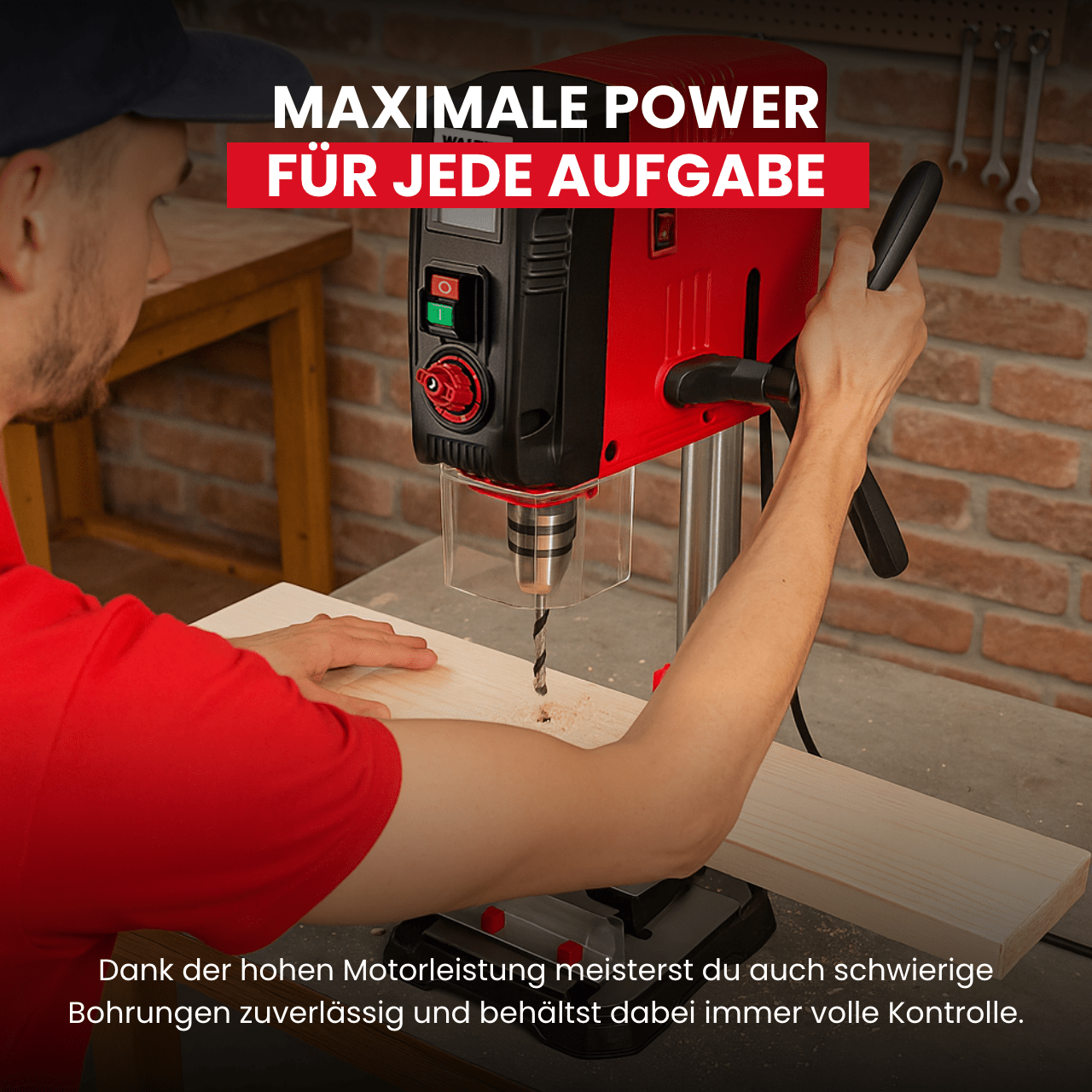 WALTER Tischbohrmaschine 900 W