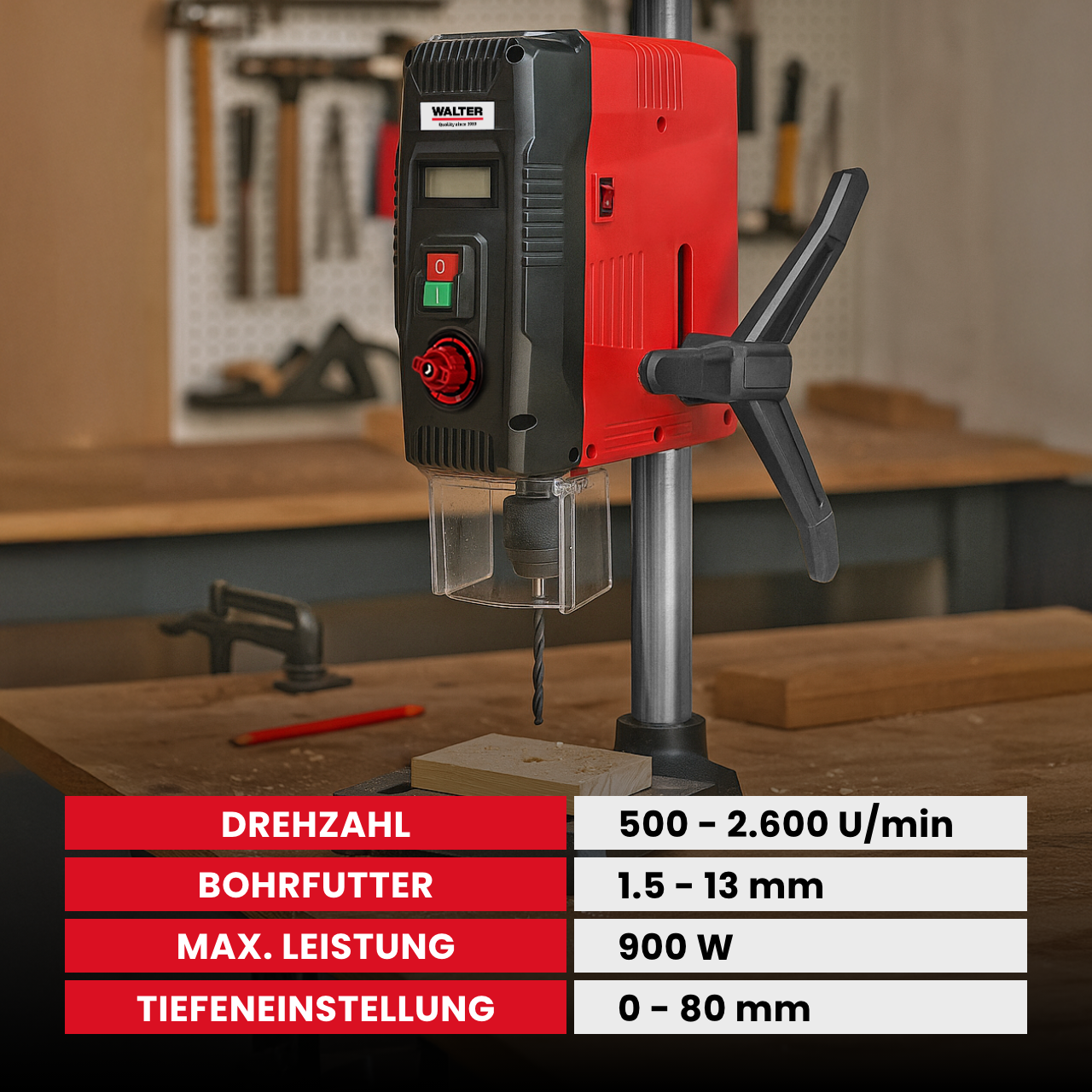 Bench drill 900 W